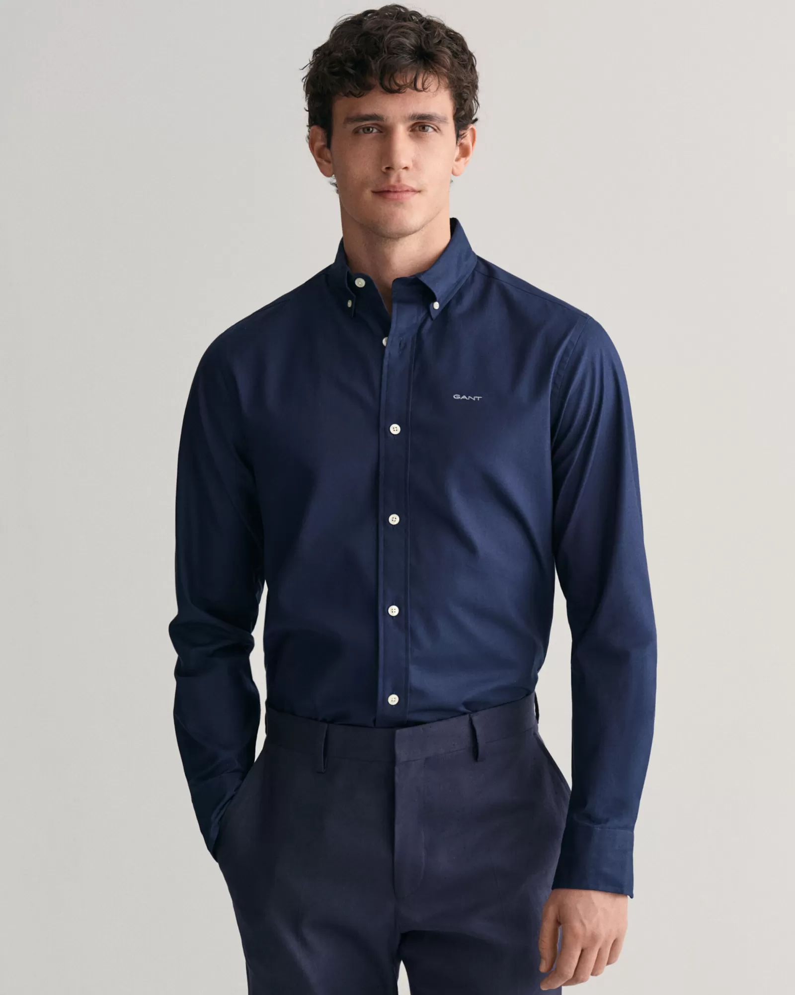 GANT Regular Fit Pinpoint Oxford Shirt | Skjortor