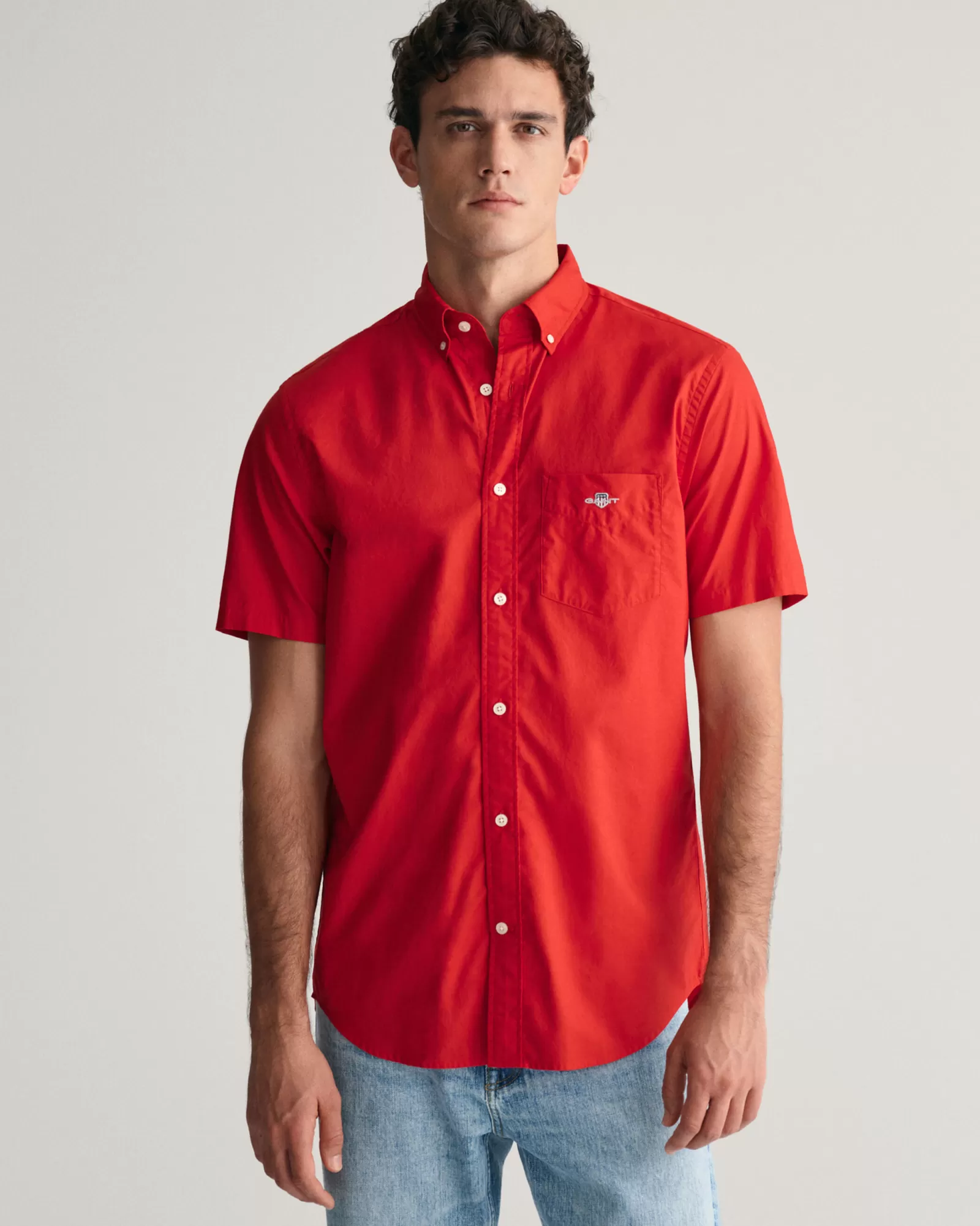 GANT Regular Fit Poplin Short Sleeve Shirt | Skjortor