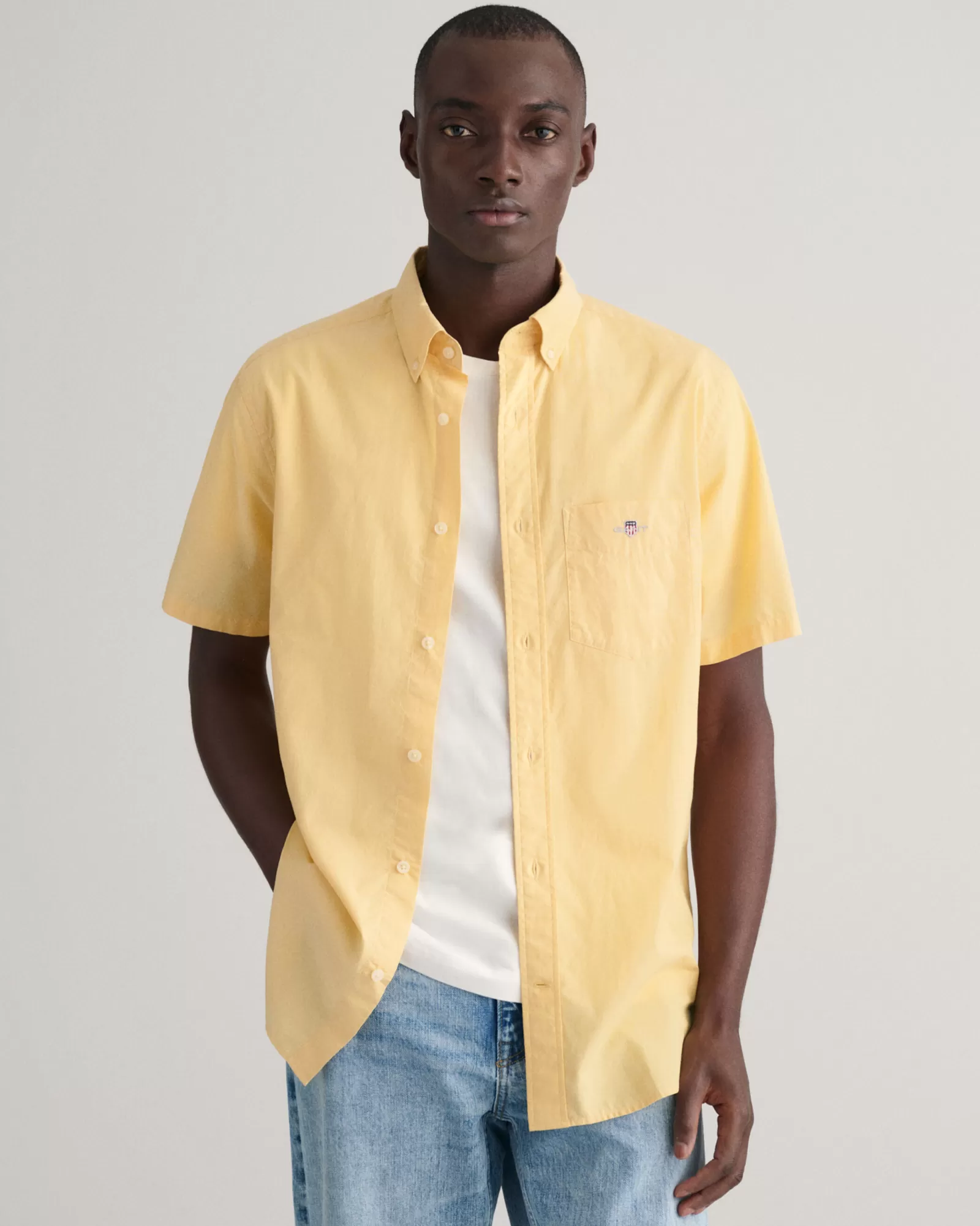 GANT Regular Fit Poplin Short Sleeve Shirt | Skjortor