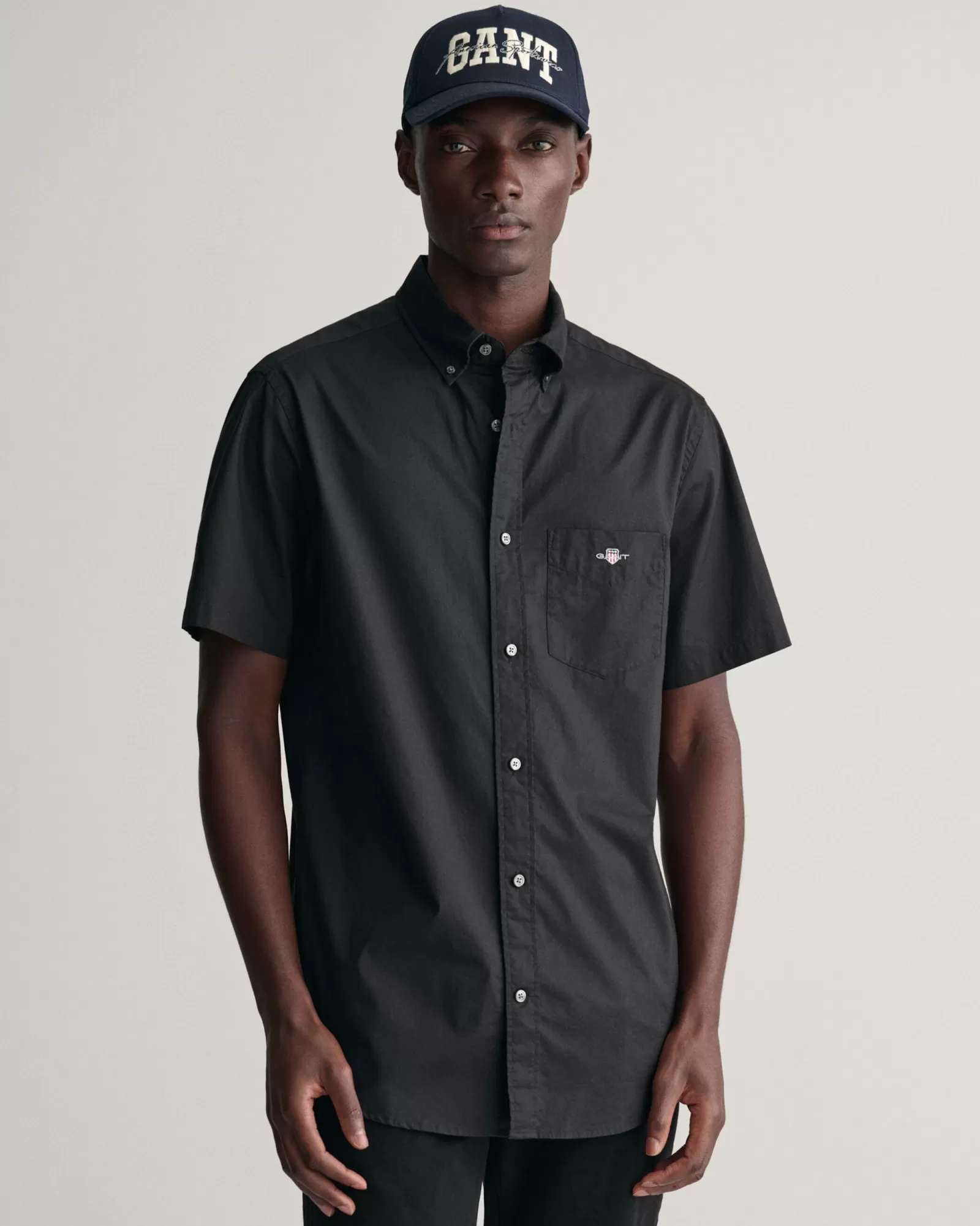 GANT Regular Fit Poplin Short Sleeve Shirt | Skjortor