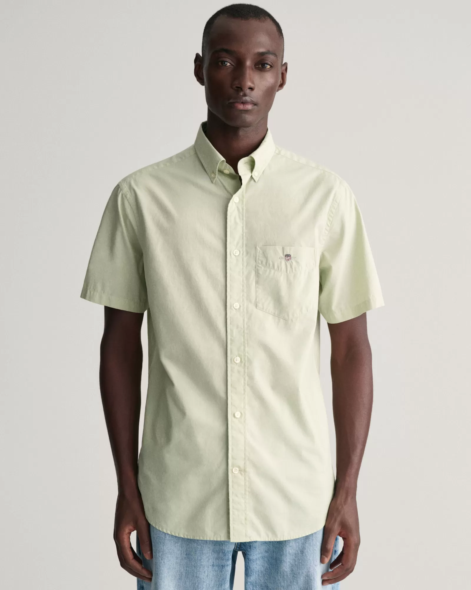 GANT Regular Fit Poplin Short Sleeve Shirt | Skjortor