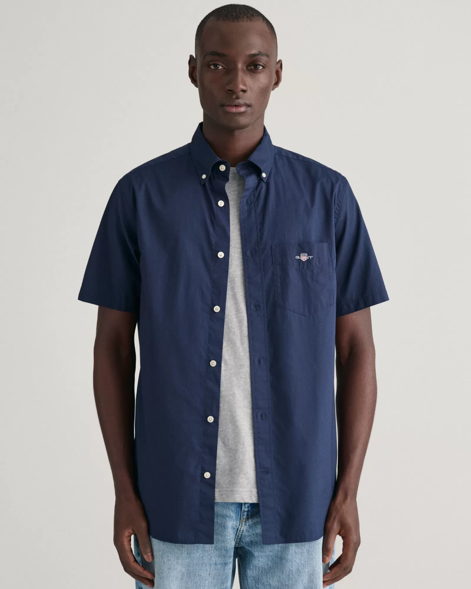 GANT Regular Fit Poplin Short Sleeve Shirt | Skjortor