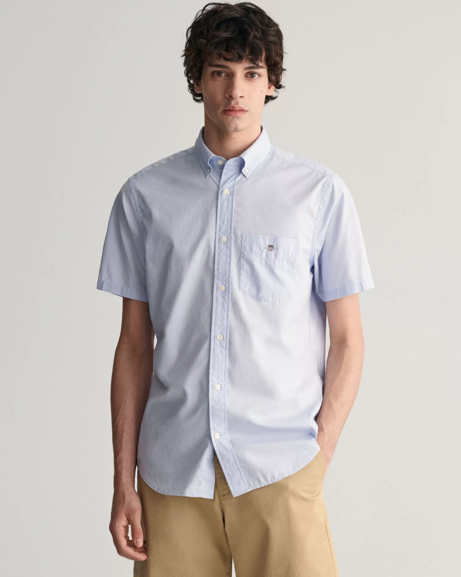 GANT Regular Fit Poplin Short Sleeve Shirt | Skjortor