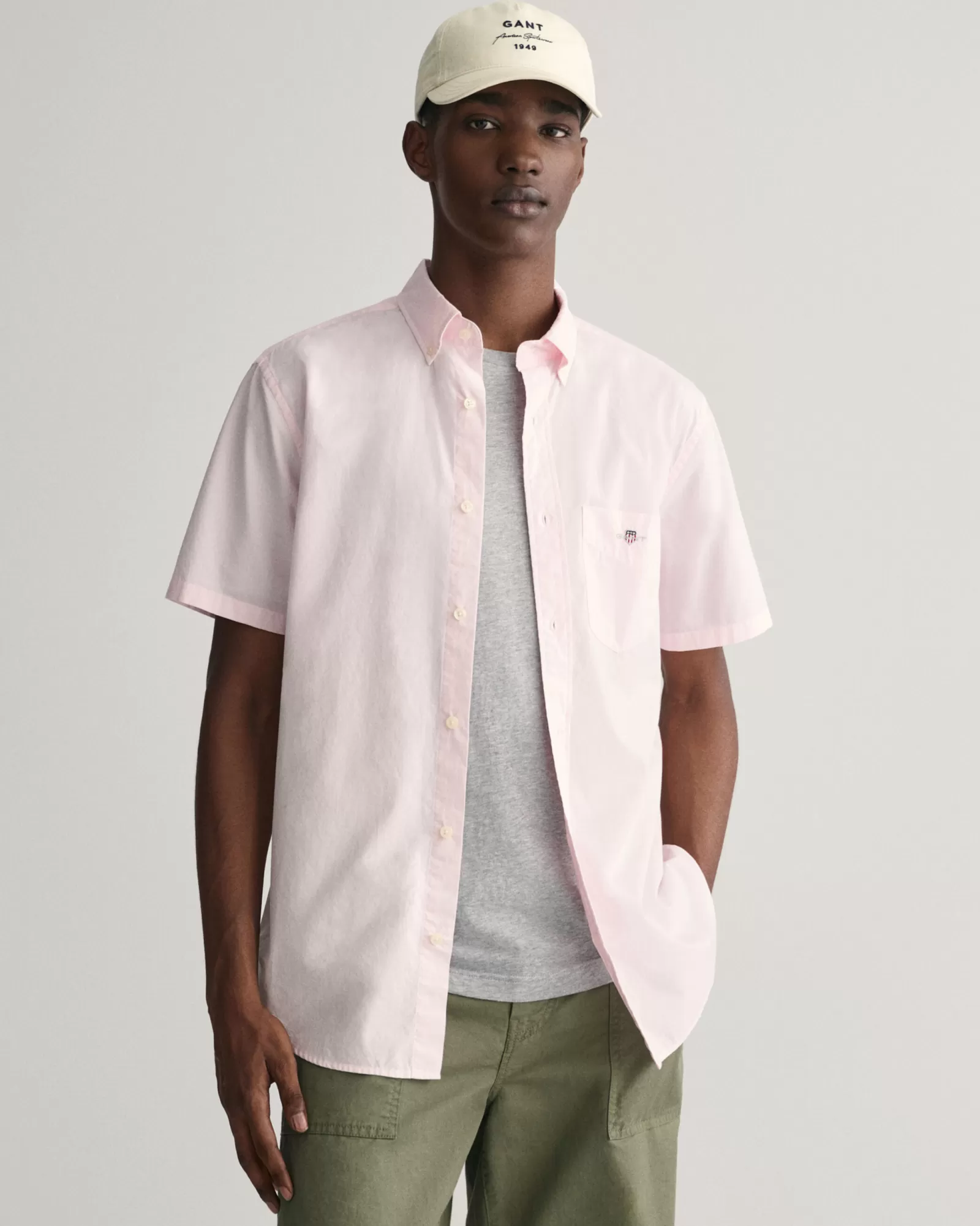 GANT Regular Fit Poplin Short Sleeve Shirt | Skjortor