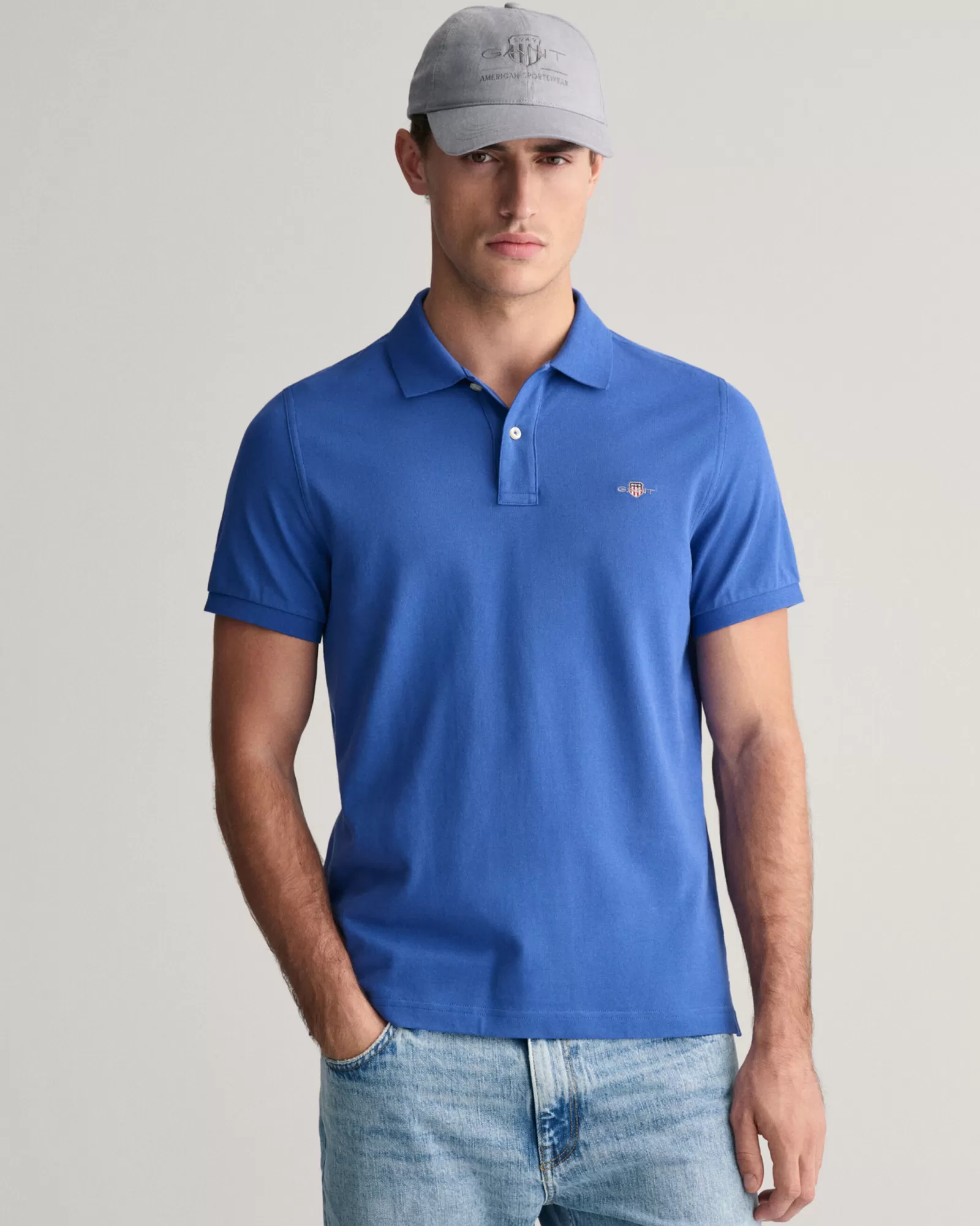 GANT Regular Fit Shield Piqué Polo Shirt | Pikéer