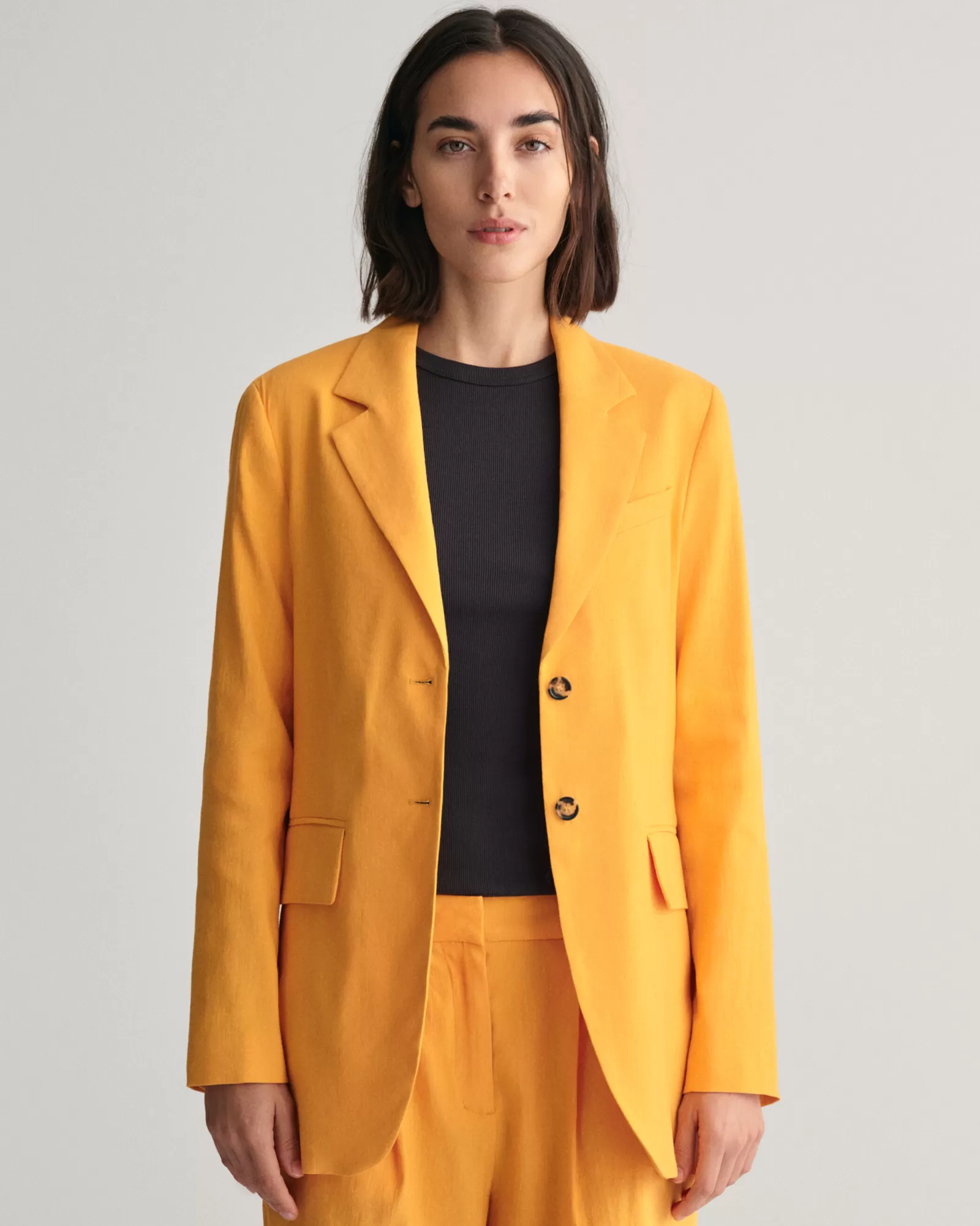 GANT Regular Fit Stretch Linen Blazer | Kavajer