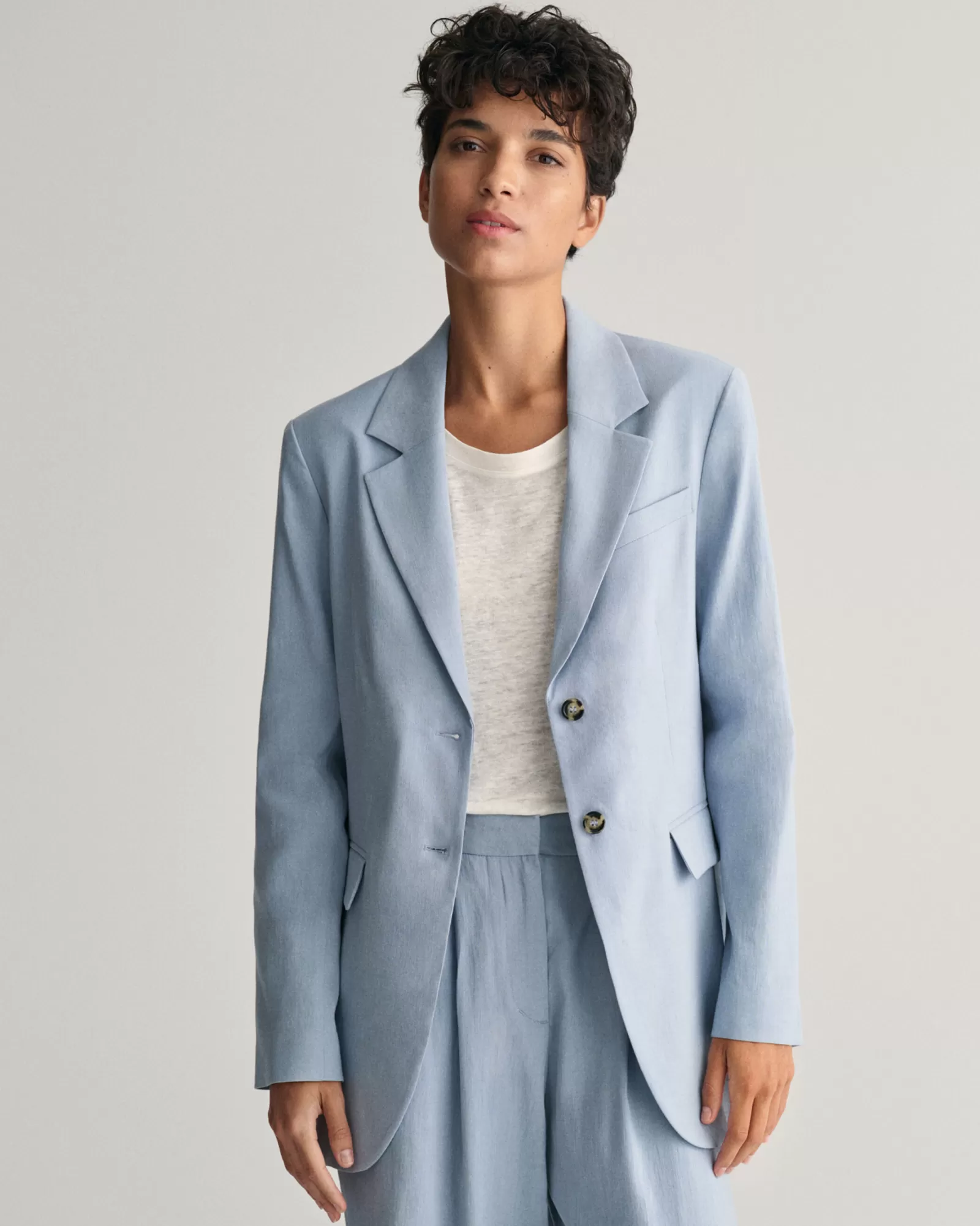 GANT Regular Fit Stretch Linen Blazer | Kavajer