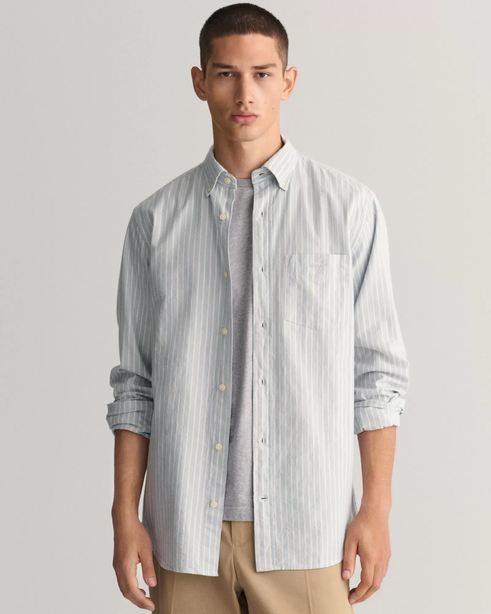 GANT Regular Fit Striped Archive Oxford Shirt | Skjortor