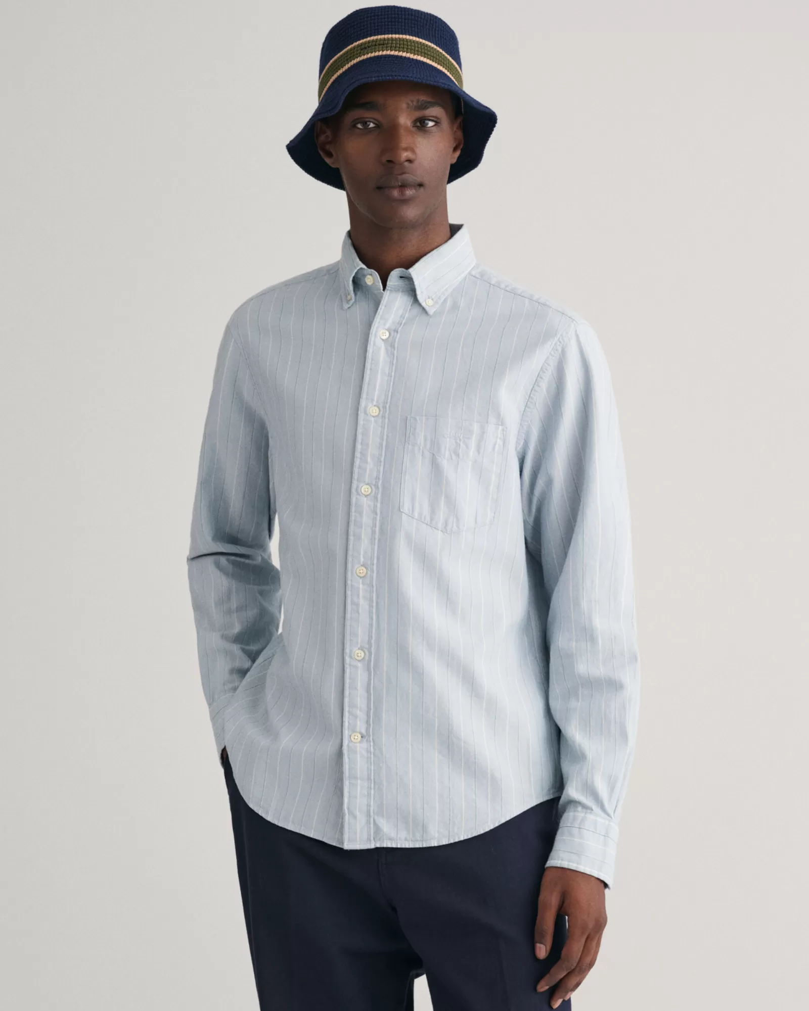 GANT Regular Fit Striped Archive Oxford Shirt | Skjortor