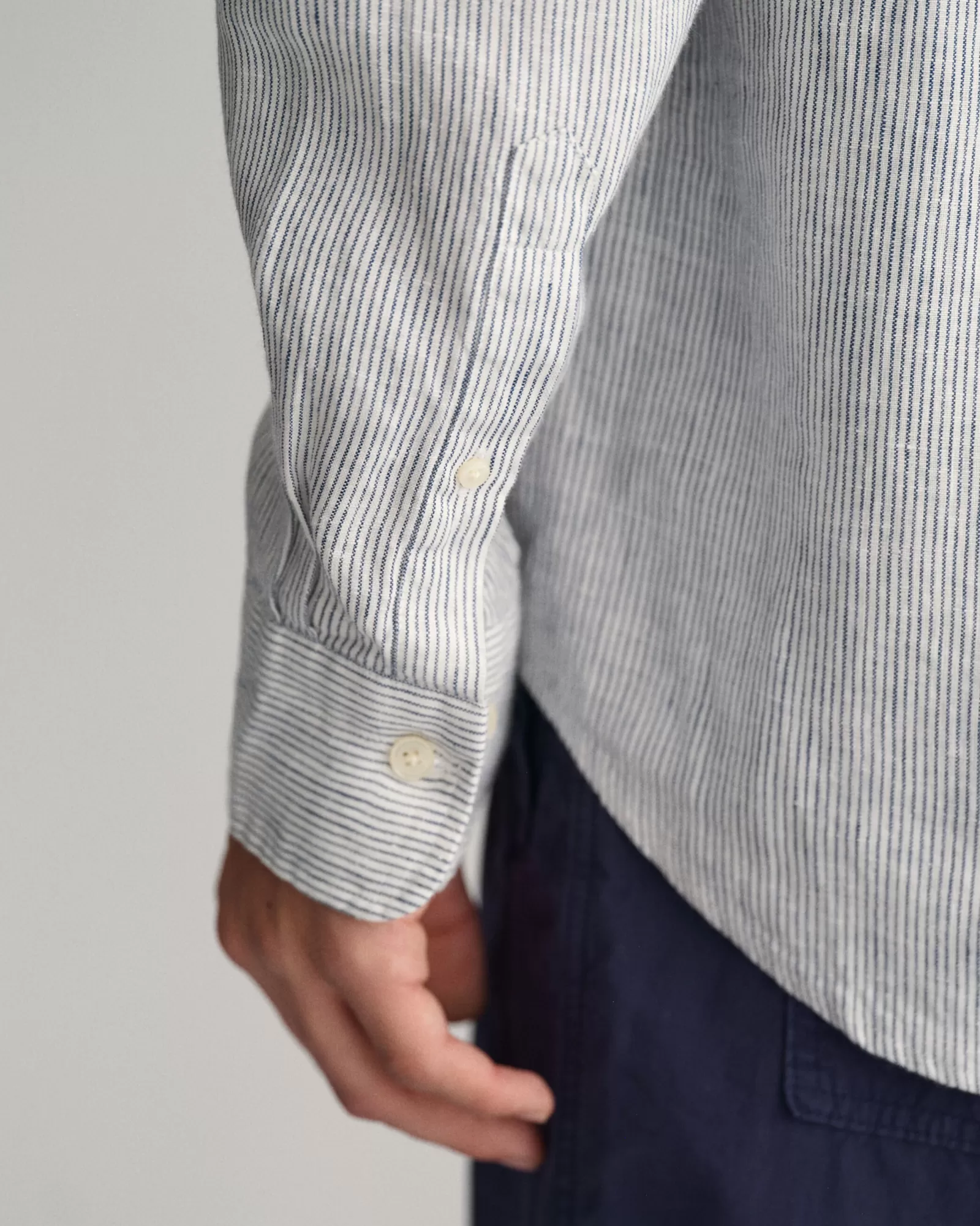 GANT Regular Fit Striped Linen Shirt | Skjortor