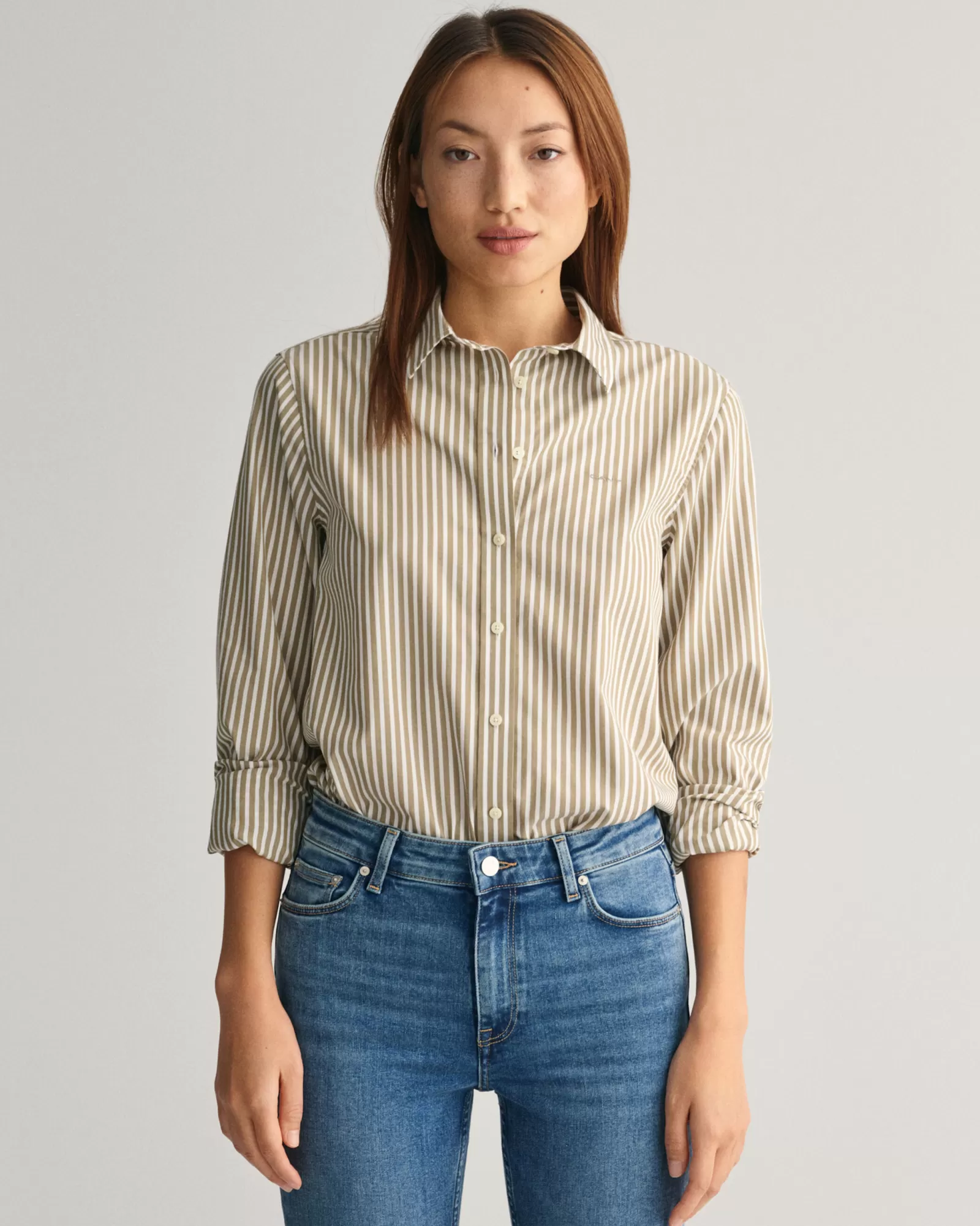 GANT Regular Fit Striped Poplin Shirt | Skjortor & Blusar