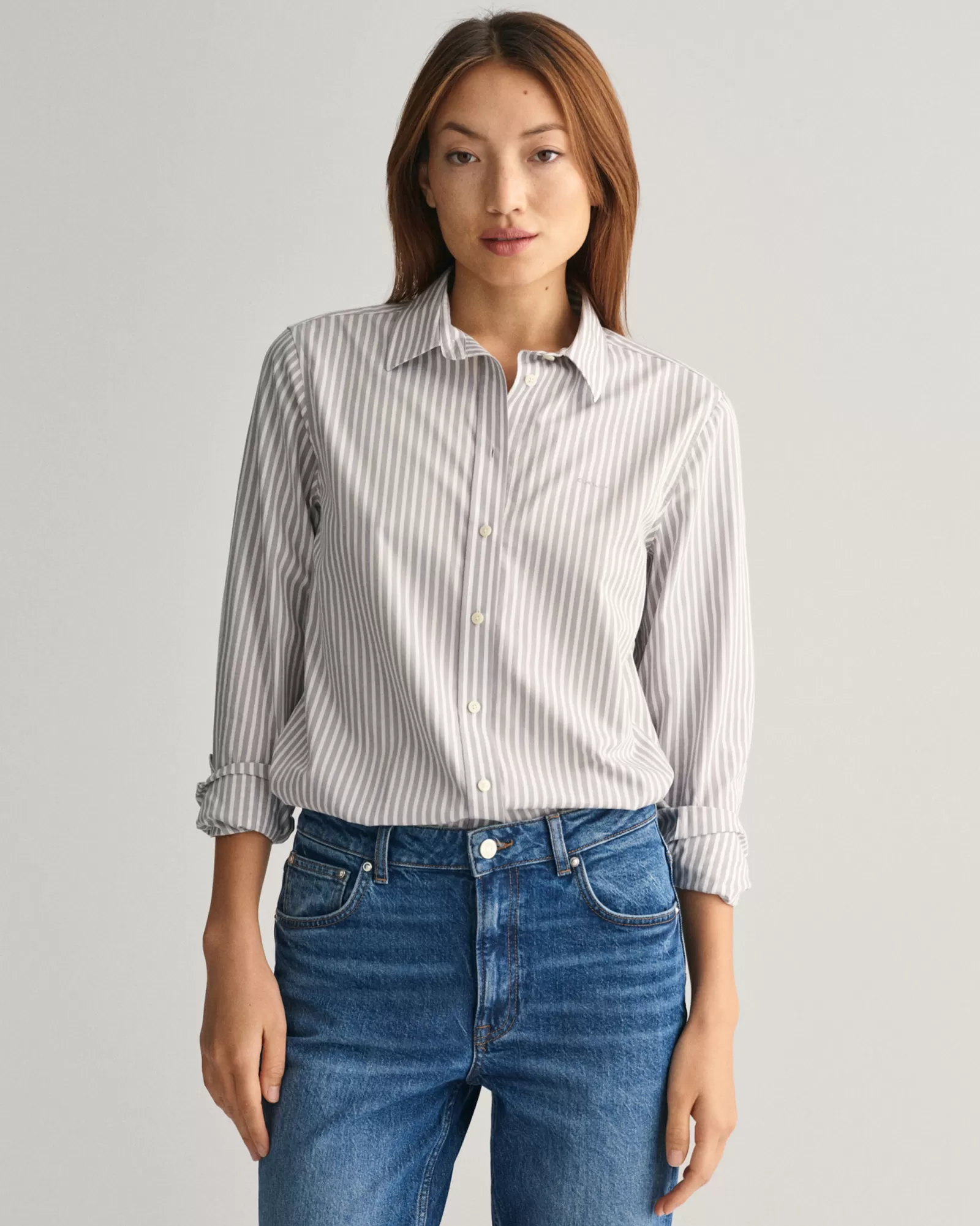 GANT Regular Fit Striped Poplin Shirt | Skjortor & Blusar