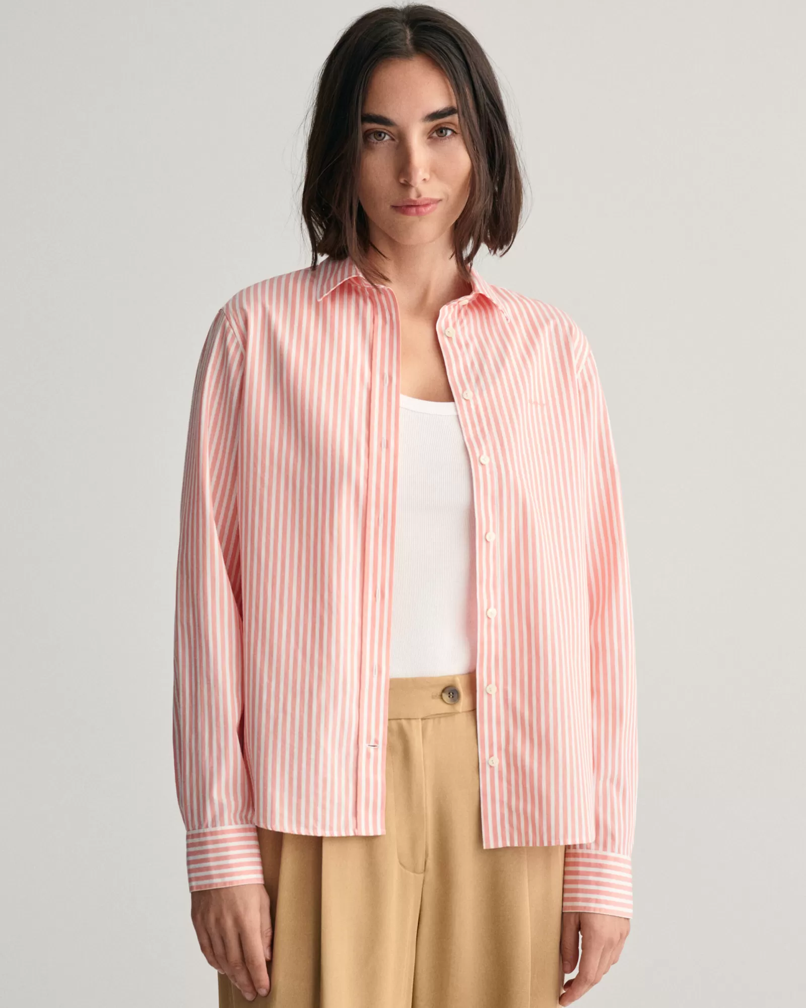 GANT Regular Fit Striped Poplin Shirt | Skjortor & Blusar