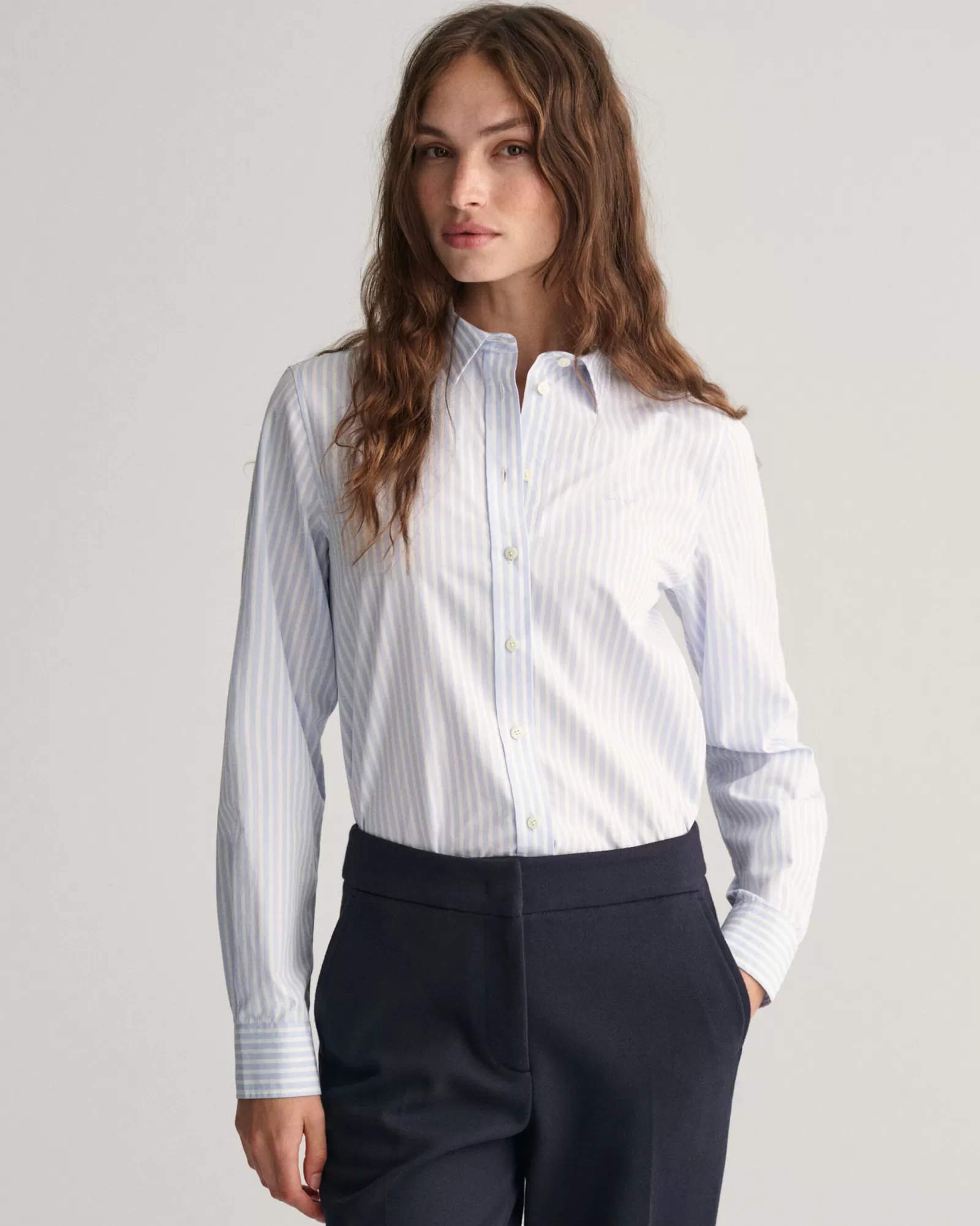 GANT Regular Fit Striped Poplin Shirt | Skjortor & Blusar