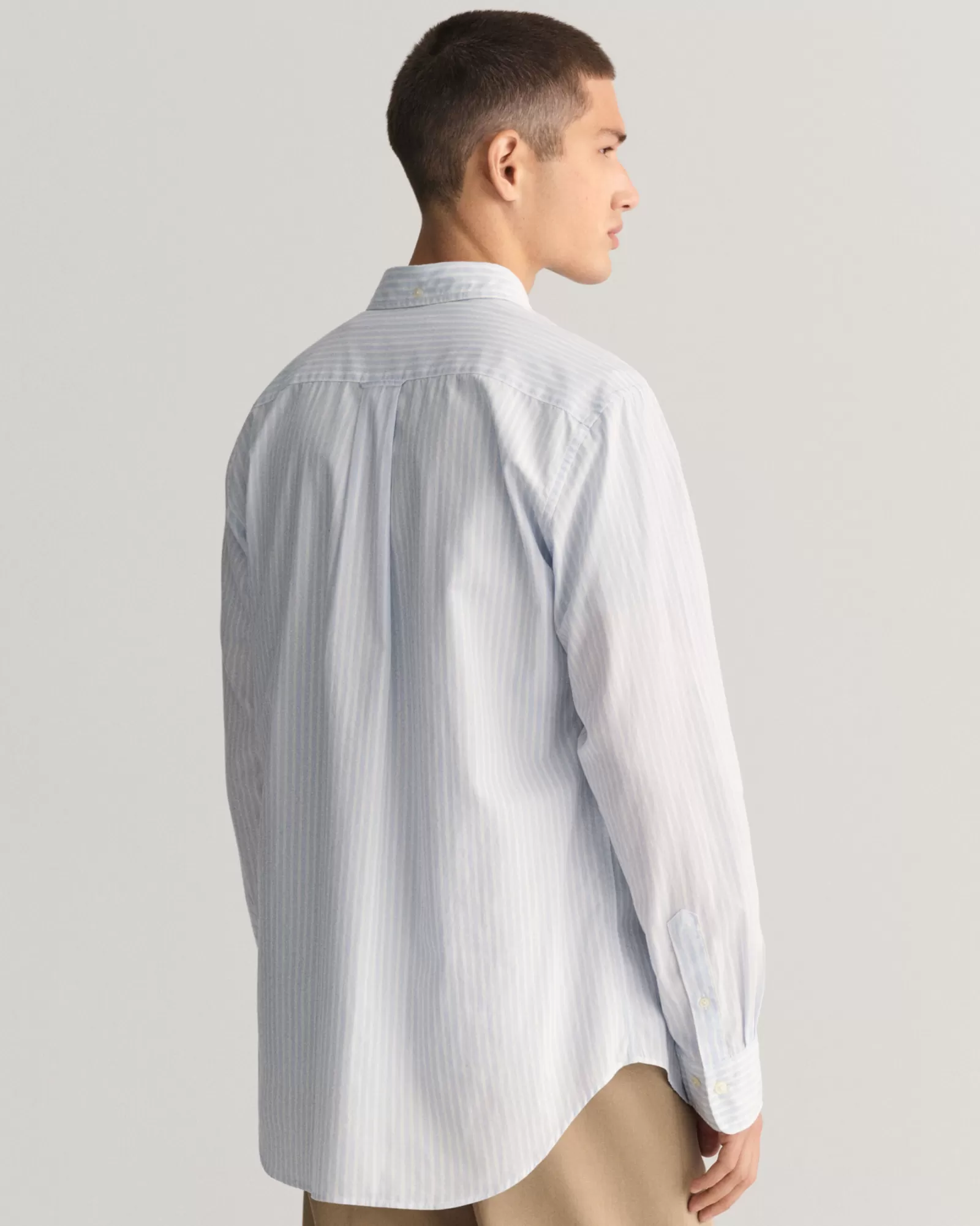 GANT Regular Fit Striped Poplin Shirt | Skjortor