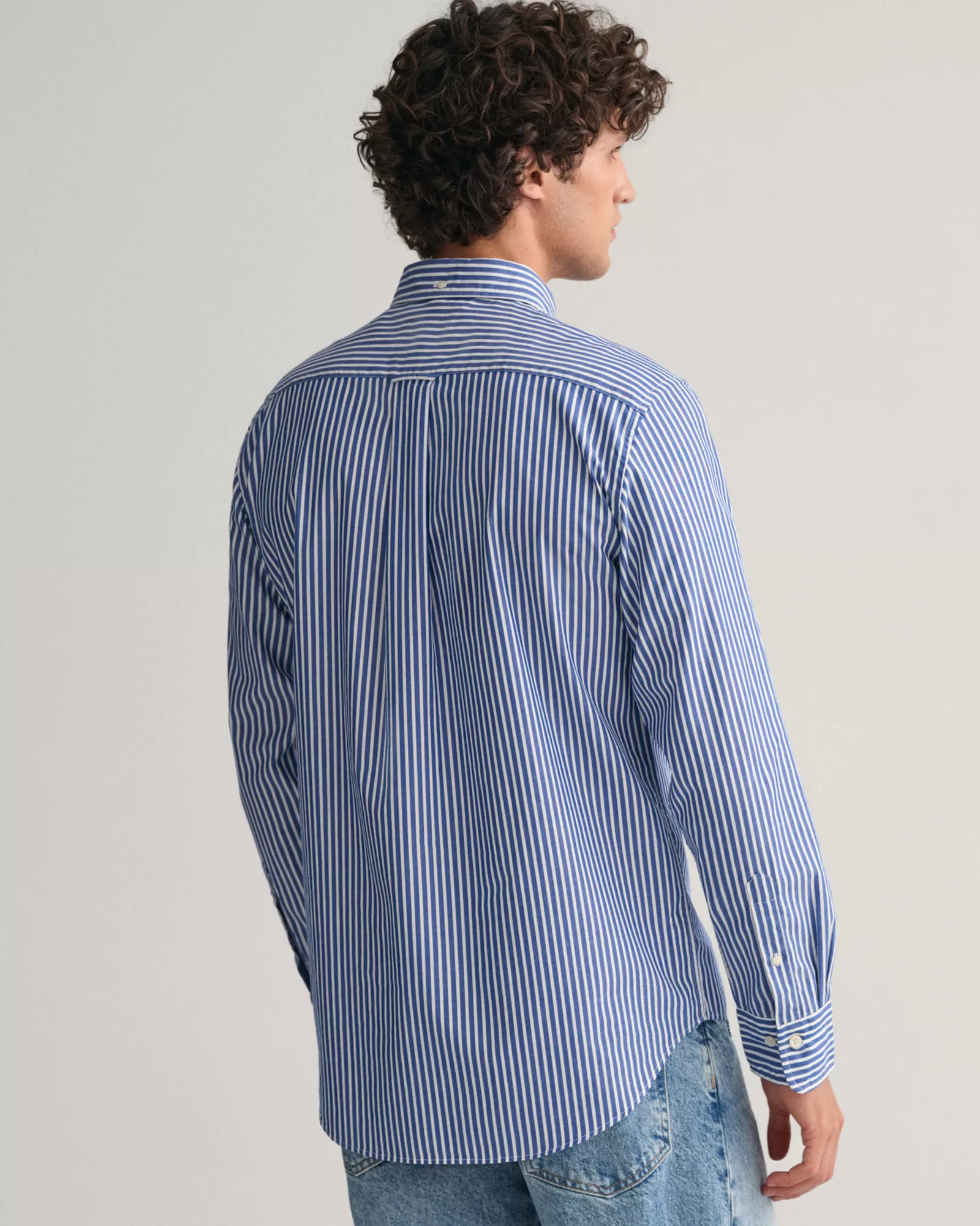 GANT Regular Fit Striped Poplin Shirt | Skjortor