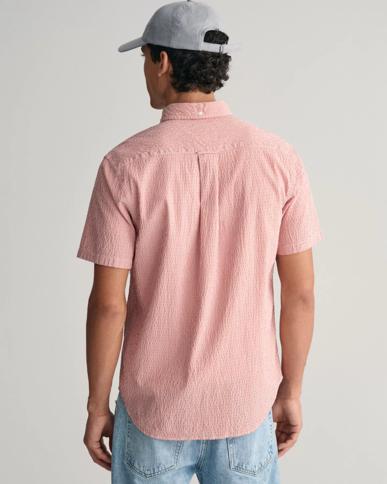 GANT Regular Fit Striped Seersucker Short Sleeve Shirt | Skjortor