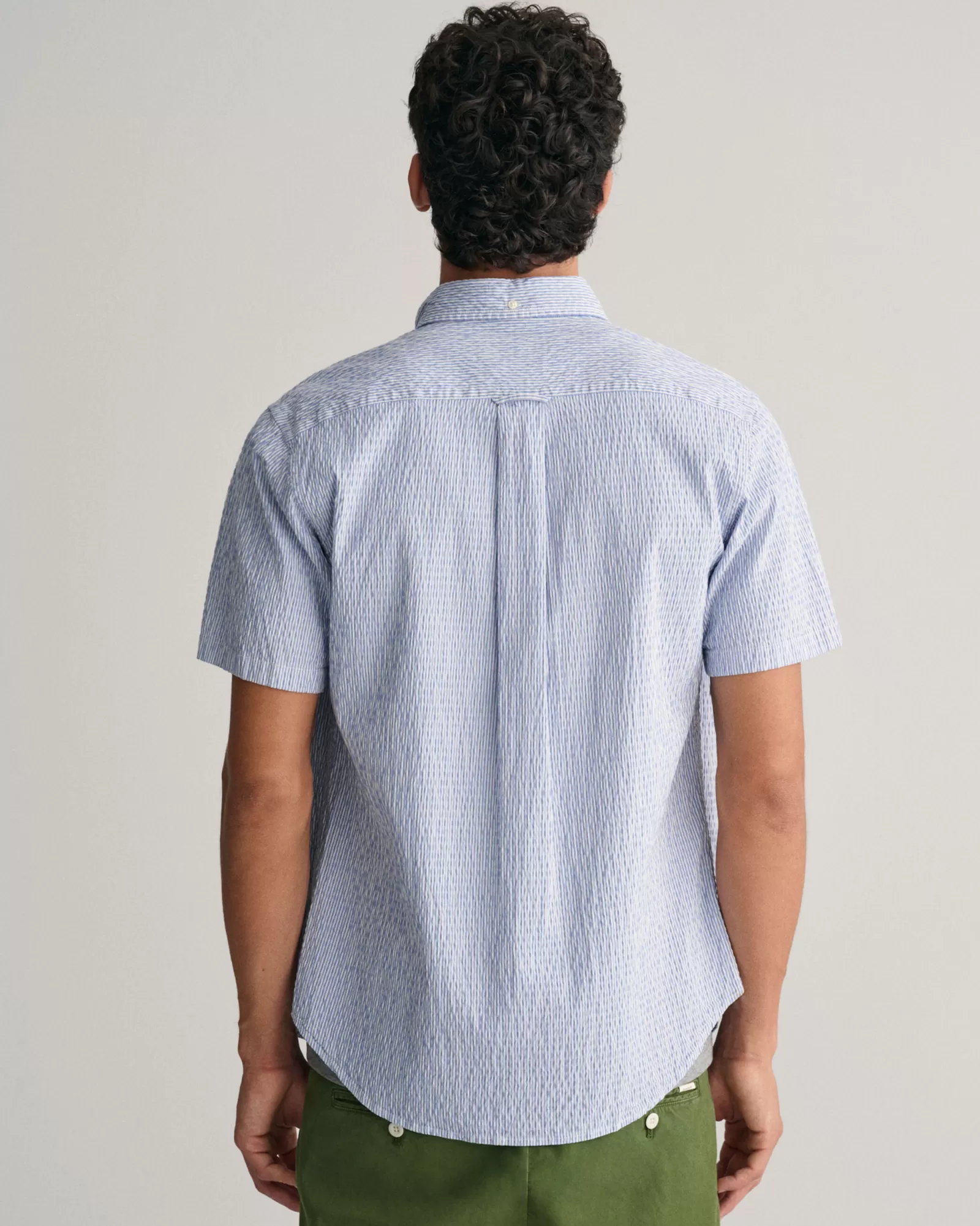 GANT Regular Fit Striped Seersucker Short Sleeve Shirt | Skjortor