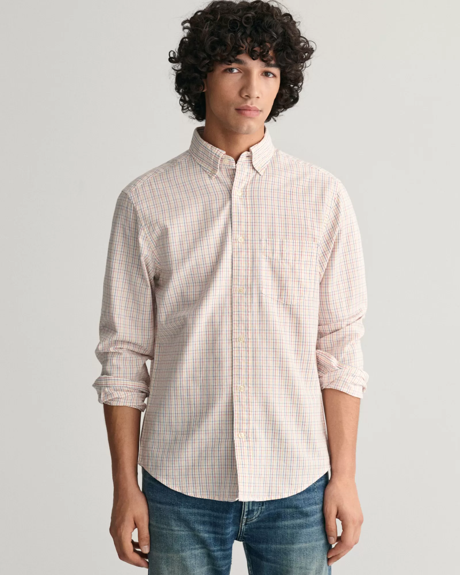 GANT Regular Fit Tattersall Archive Oxford Shirt | Skjortor