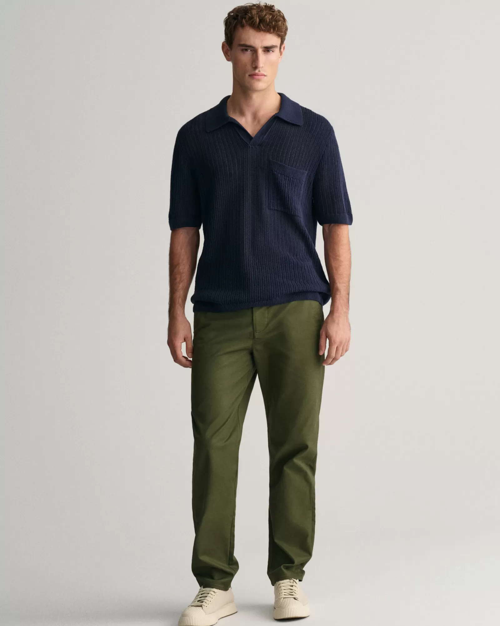 GANT Regular Fit Tech Prep邃 | Byxor & Chinos