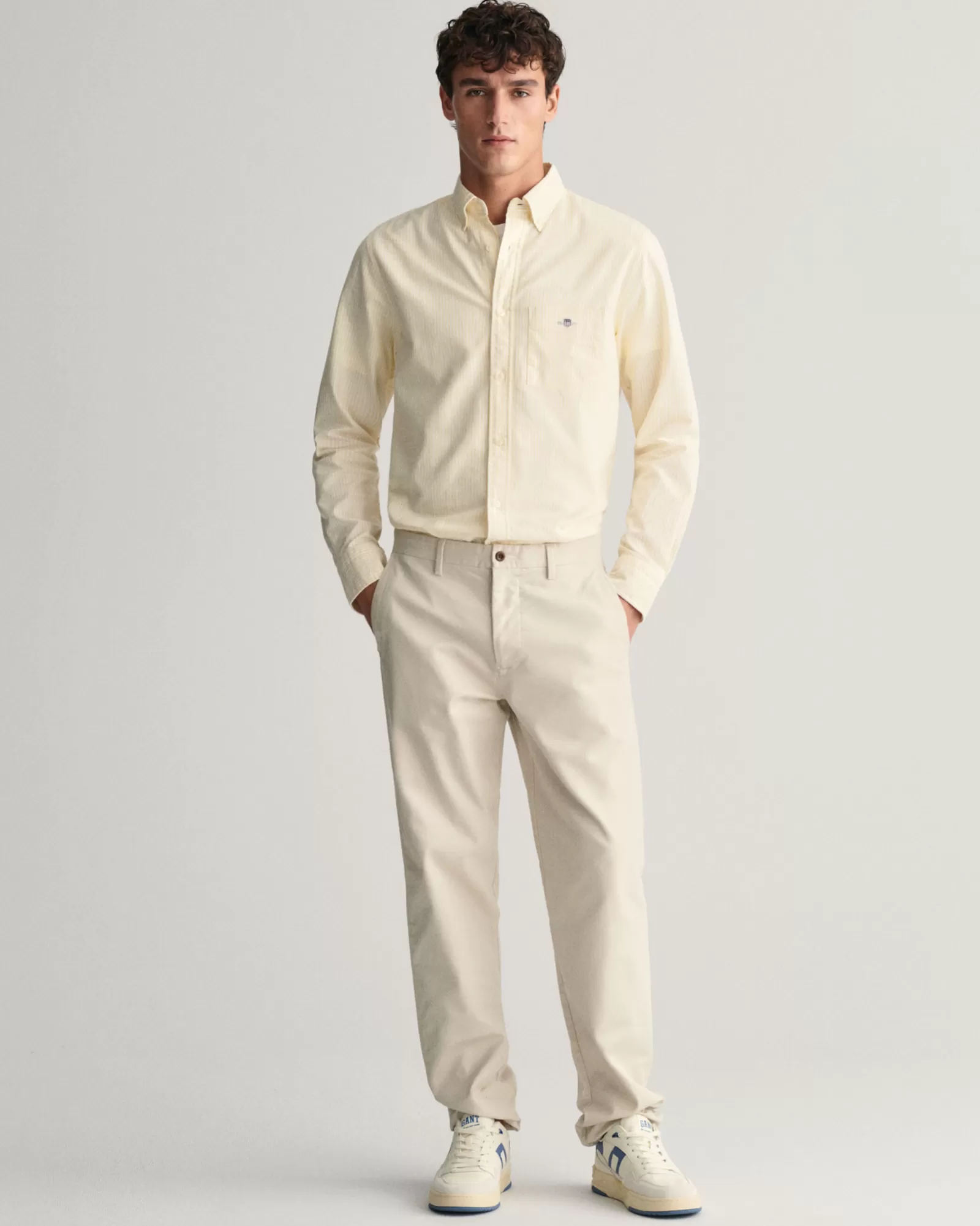 GANT Regular Fit Tech Prep邃 | Byxor & Chinos