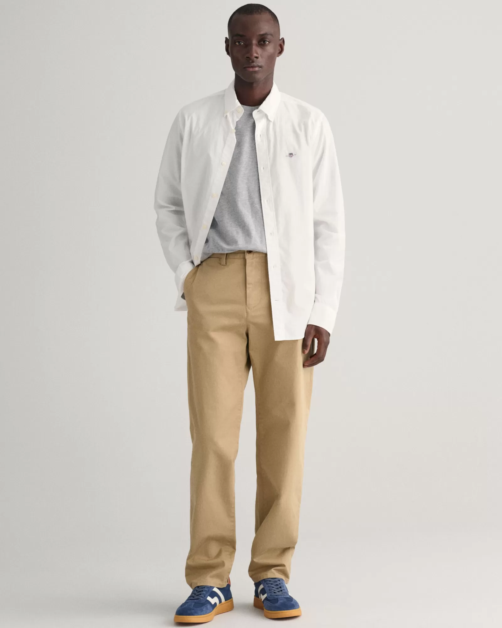 GANT Regular Fit Twill Chinos | Byxor & Chinos