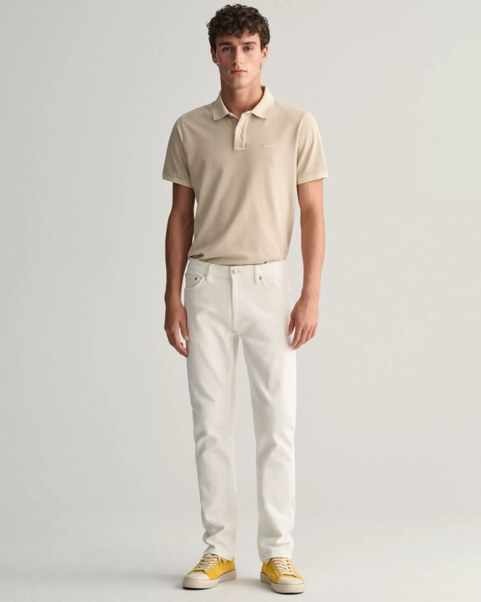 GANT Regular Fit White Jeans | Jeans