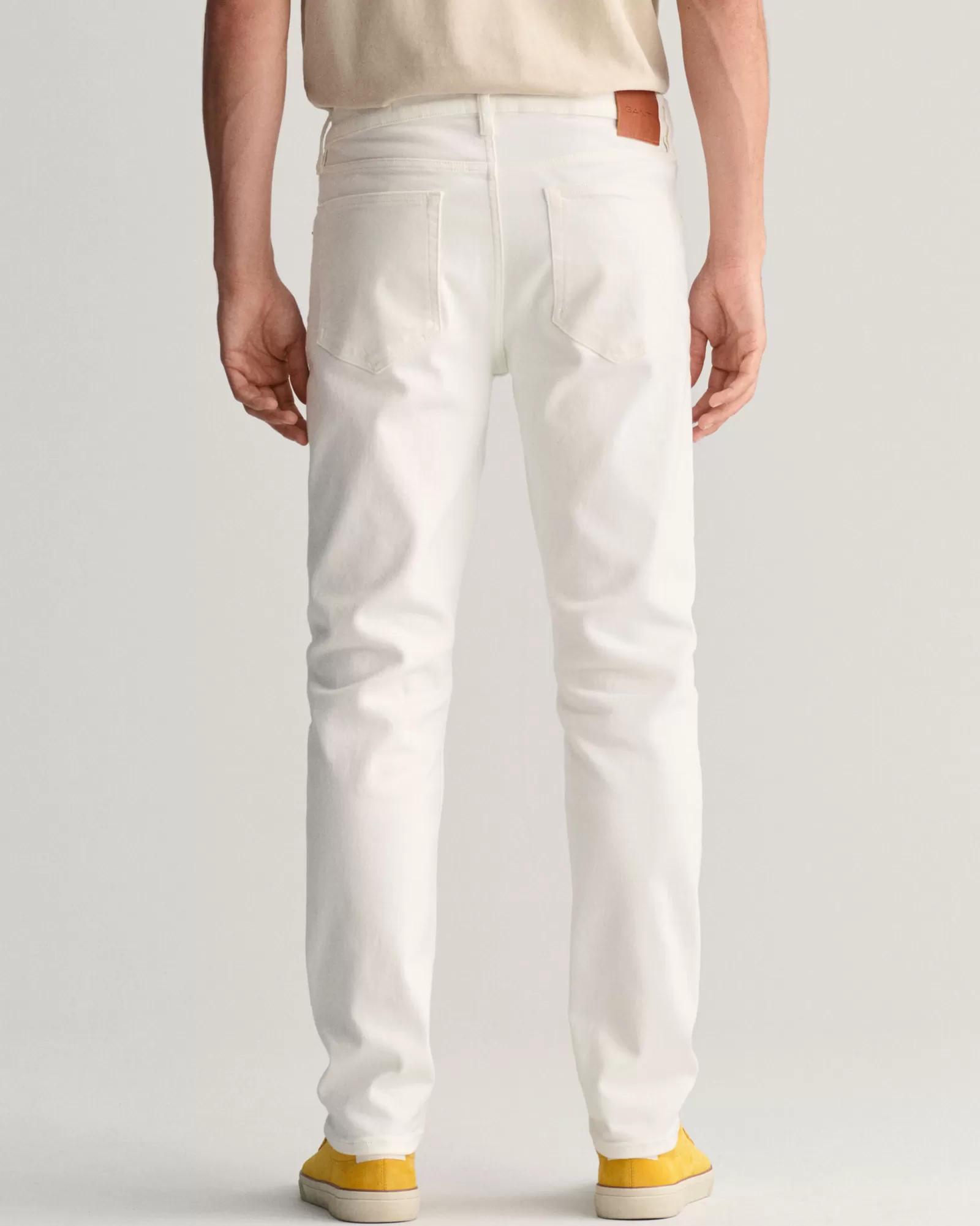 GANT Regular Fit White Jeans | Jeans