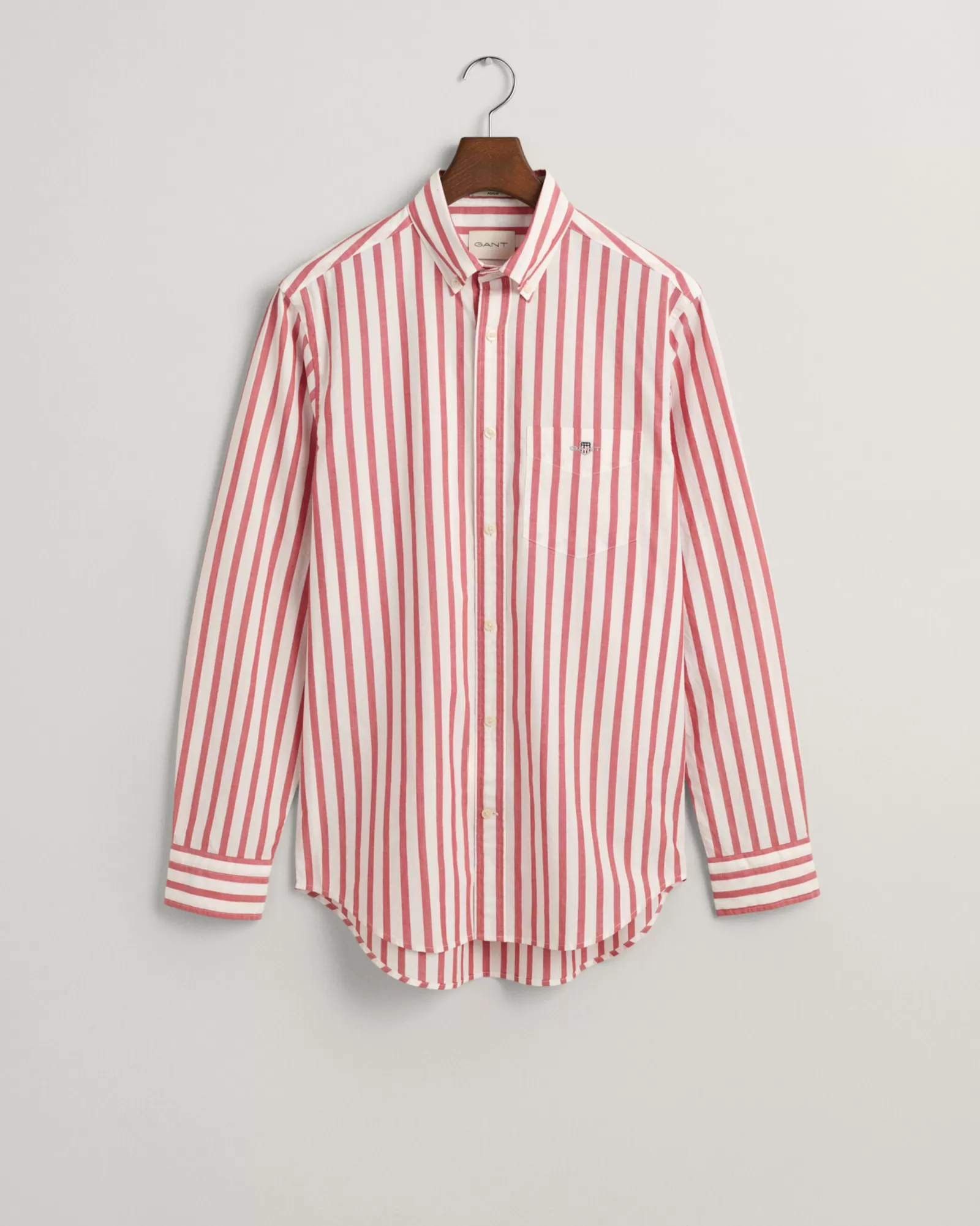 GANT Regular Fit Wide Striped Poplin Shirt | Skjortor