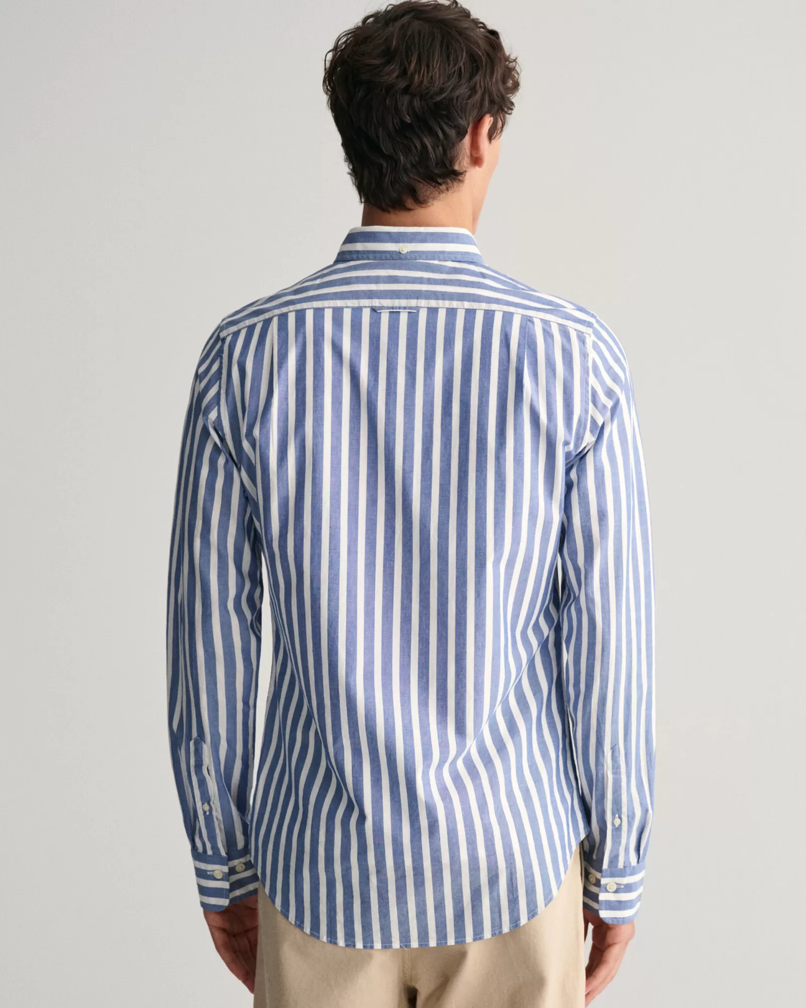 GANT Regular Fit Wide Striped Poplin Shirt | Skjortor