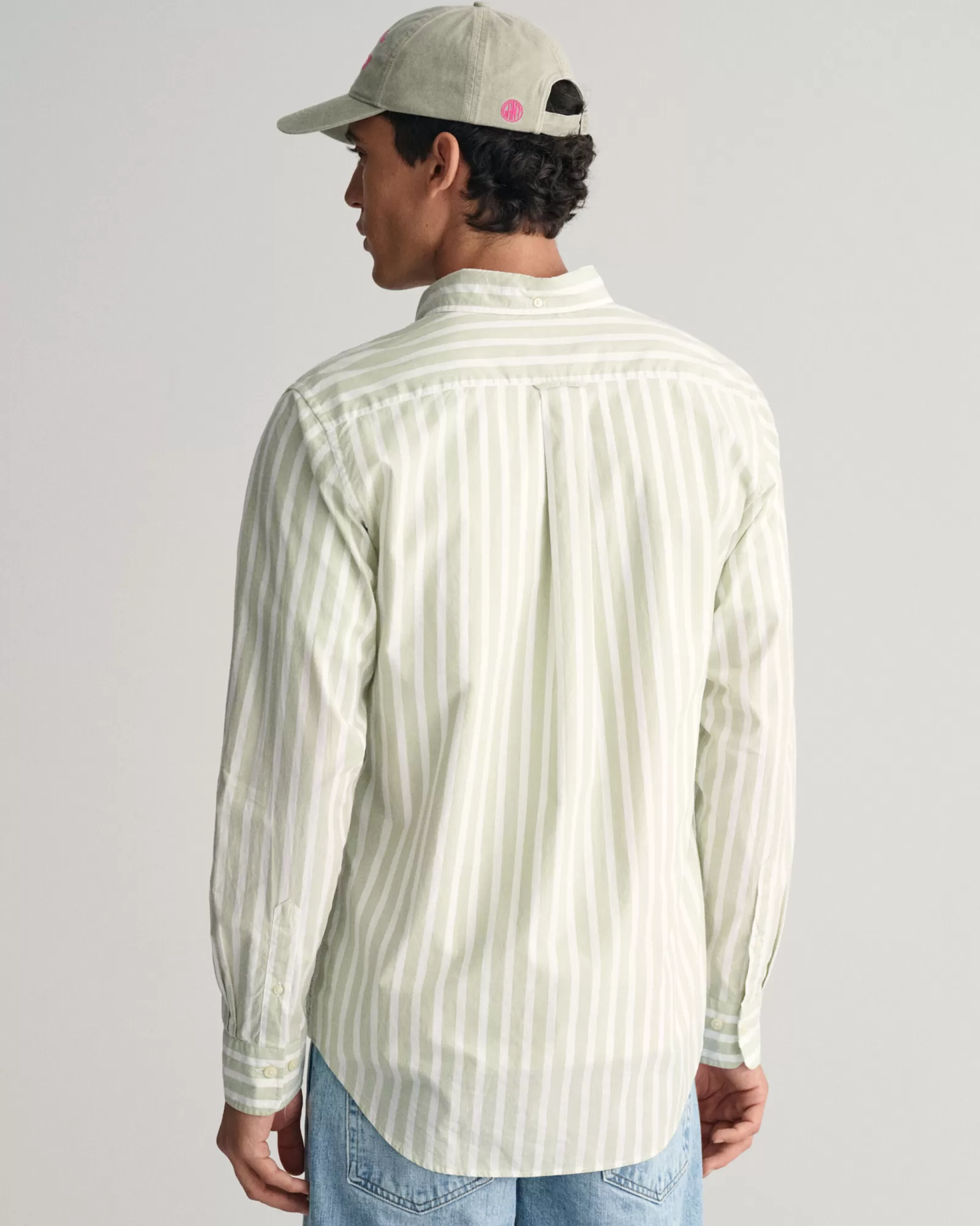 GANT Regular Fit Wide Striped Poplin Shirt | Skjortor