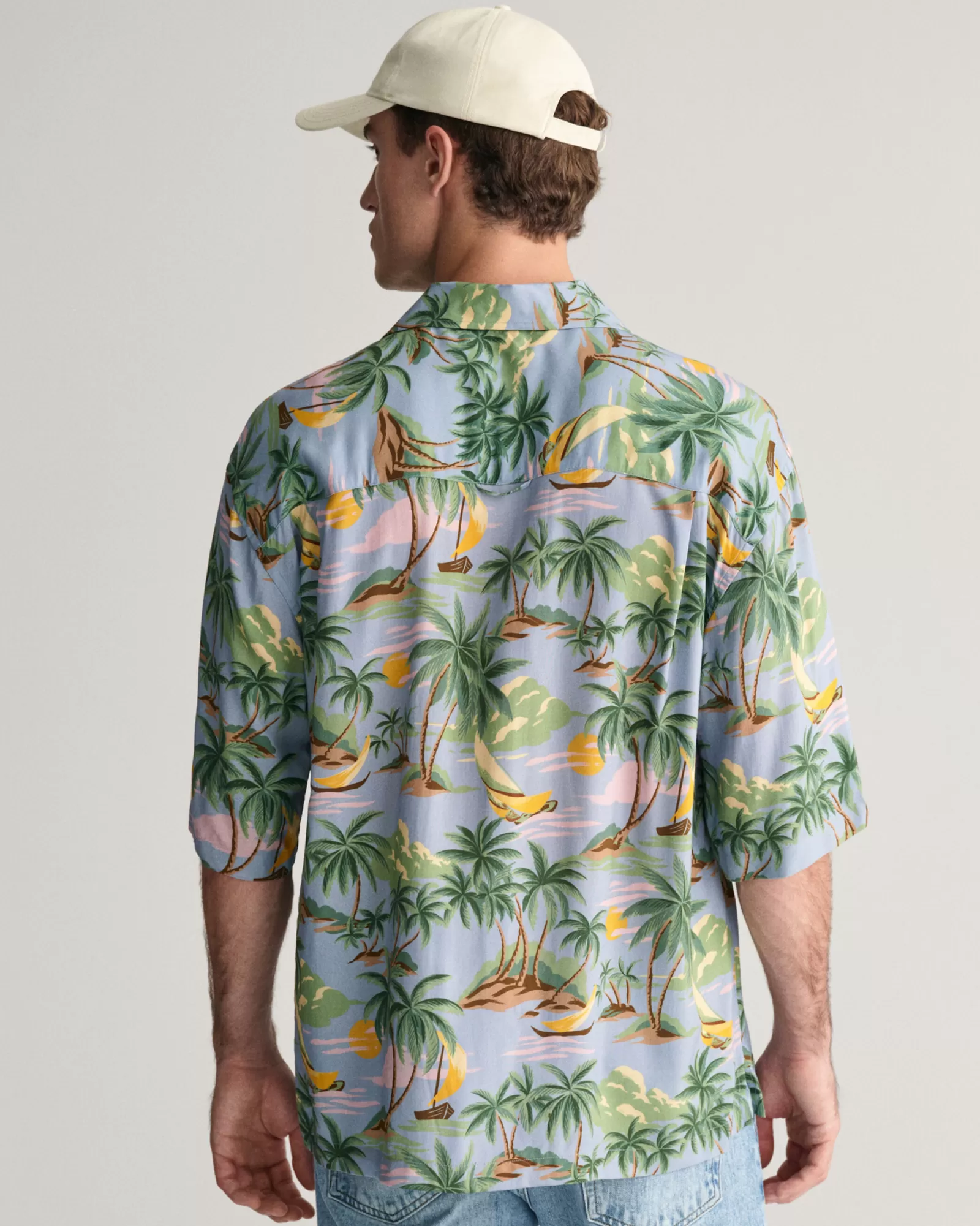 GANT Relaxed Fit Hawaiian Print Short Sleeve Shirt | Skjortor