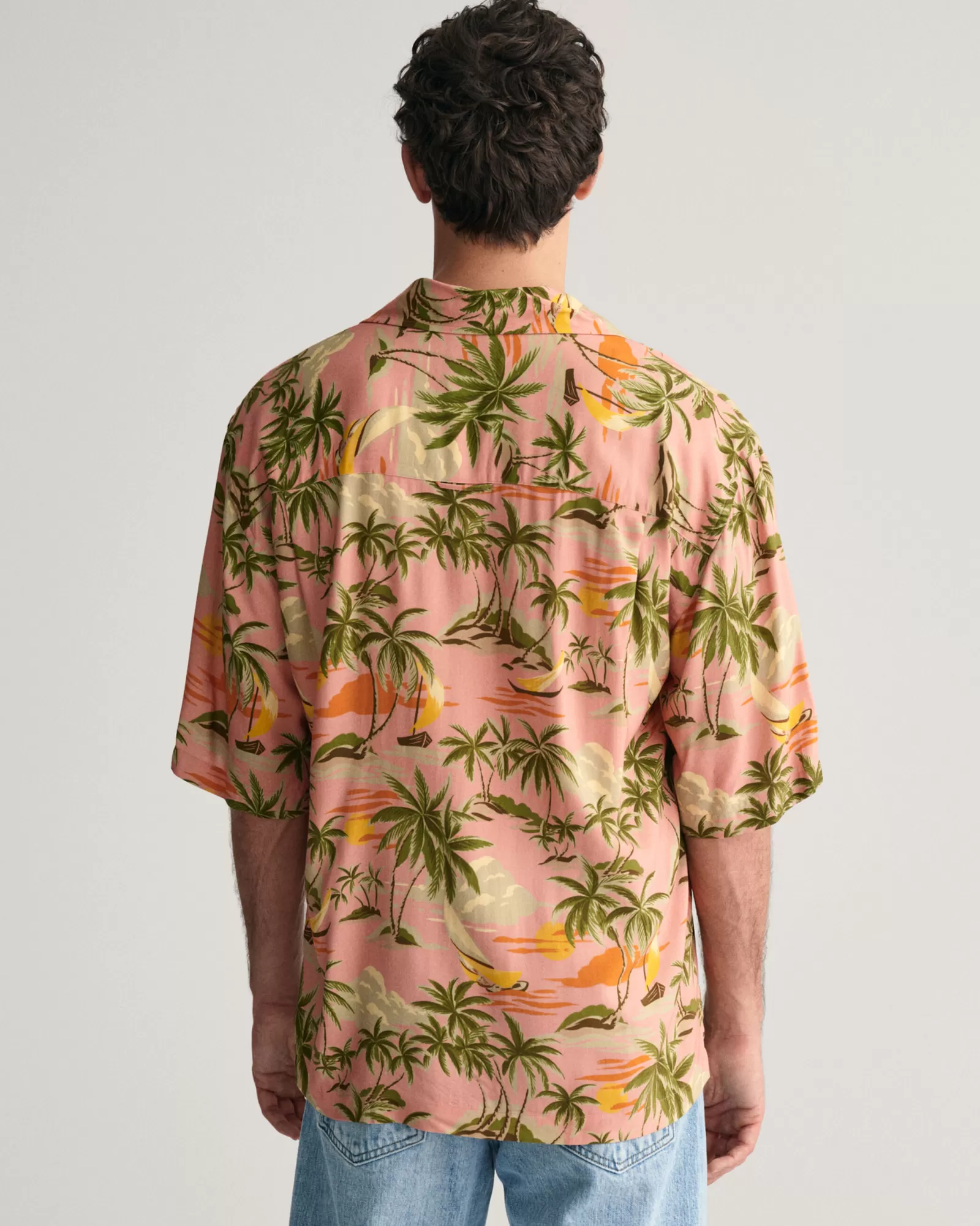 GANT Relaxed Fit Hawaiian Print Short Sleeve Shirt | Skjortor