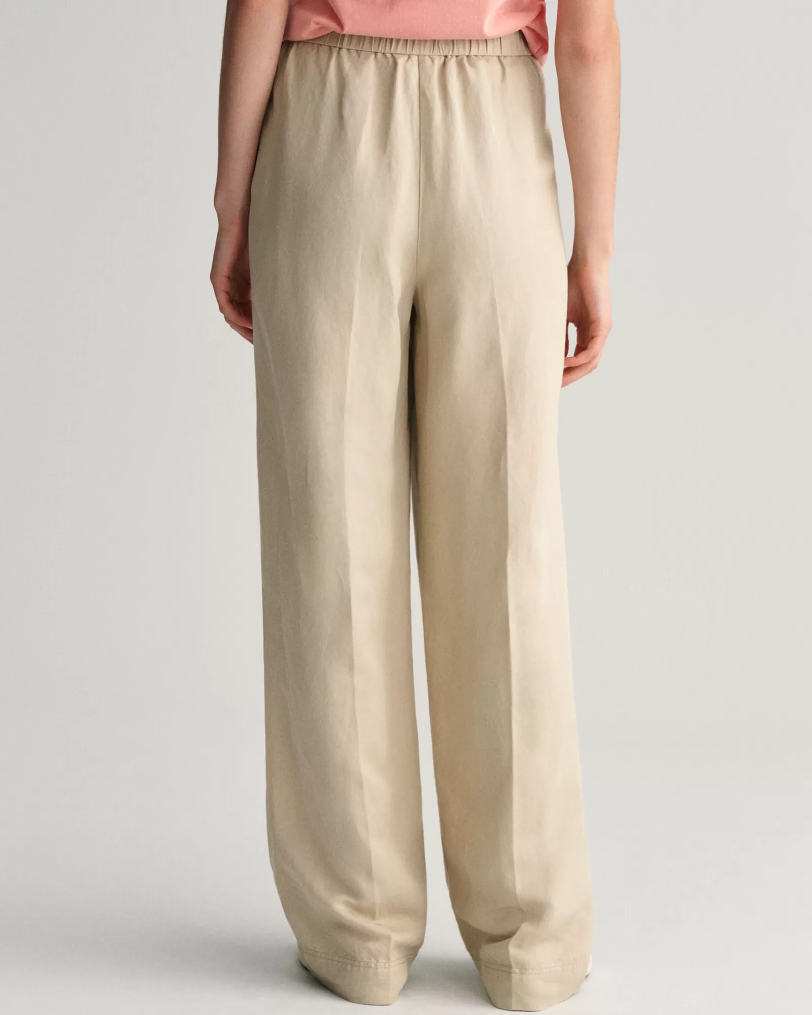 GANT Relaxed Fit Linen Blend Pull-On Pants | Byxor & Chinos