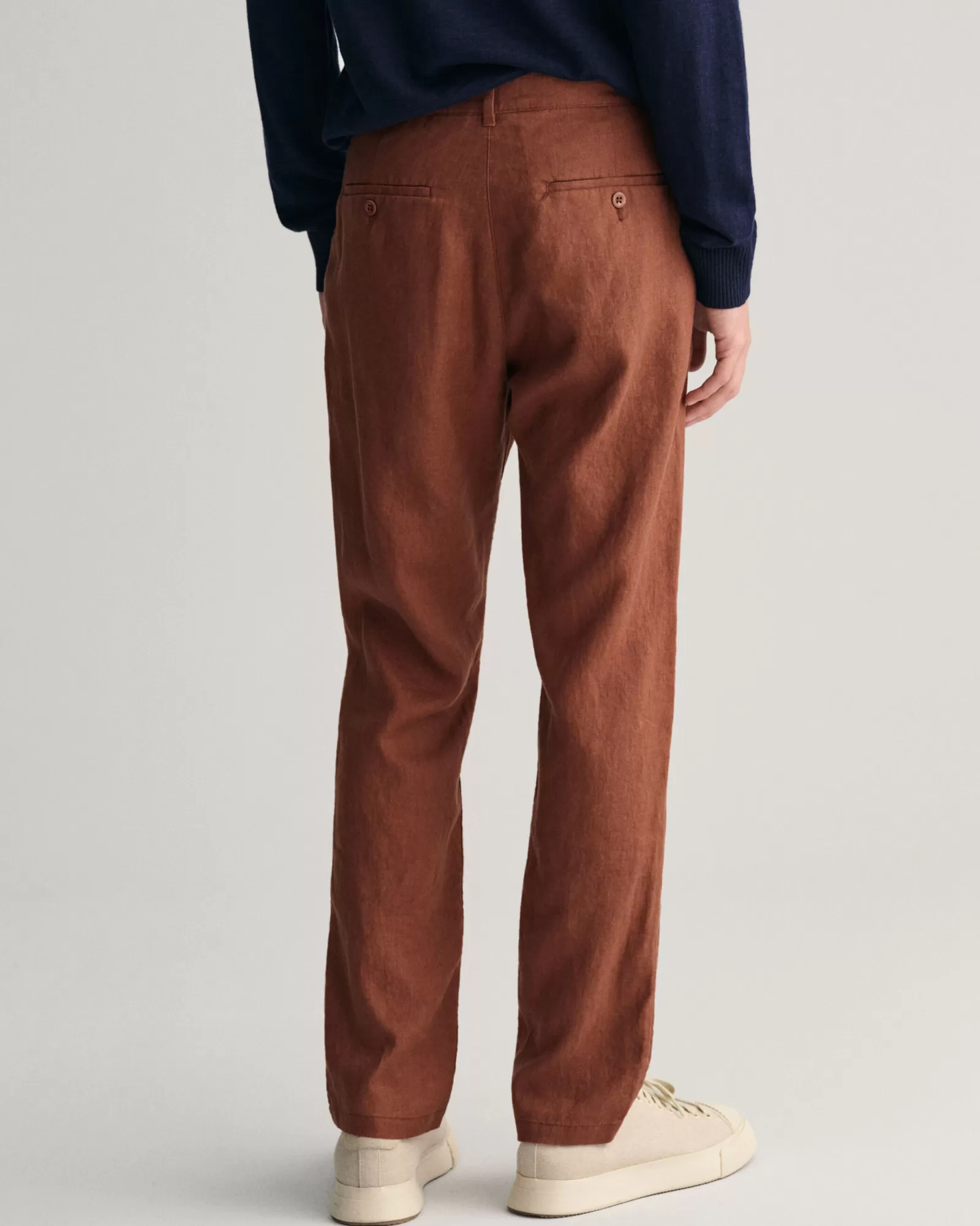 GANT Relaxed Fit Linen Drawstring Pants | Byxor & Chinos