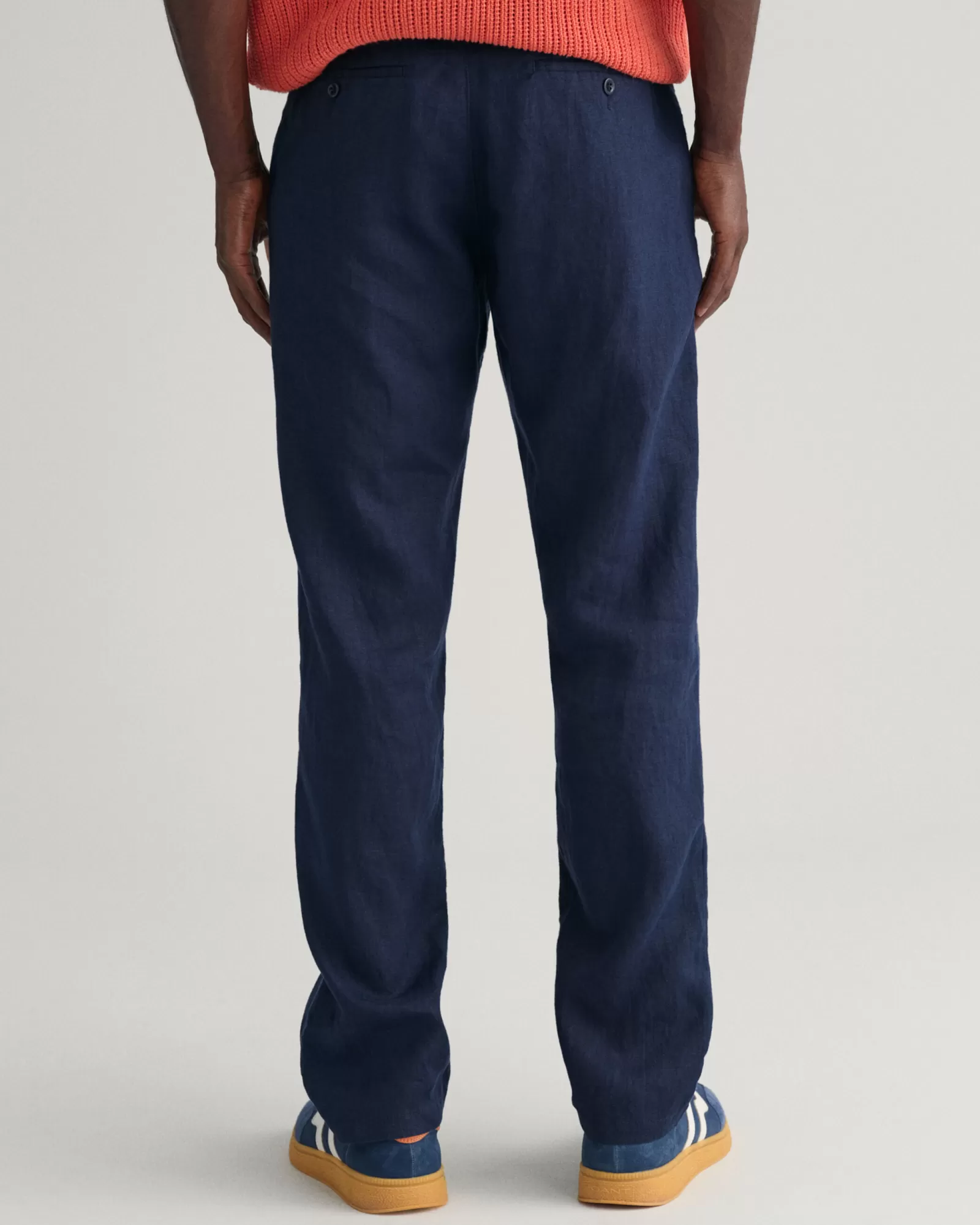 GANT Relaxed Fit Linen Drawstring Pants | Byxor & Chinos