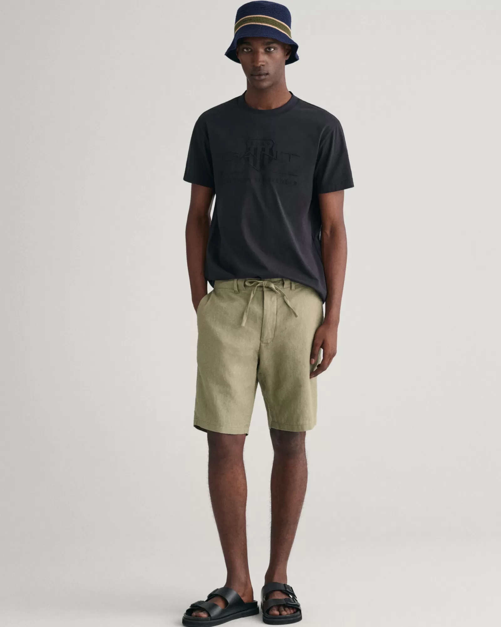 GANT Relaxed Fit Linen Drawstring Shorts | Shorts