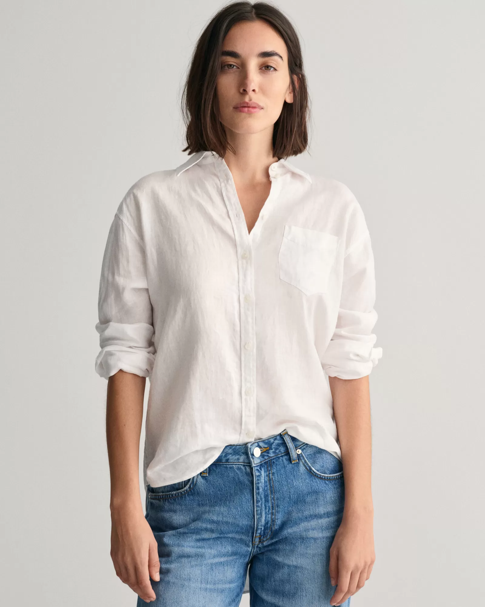 GANT Relaxed Fit Linen Shirt | Skjortor & Blusar