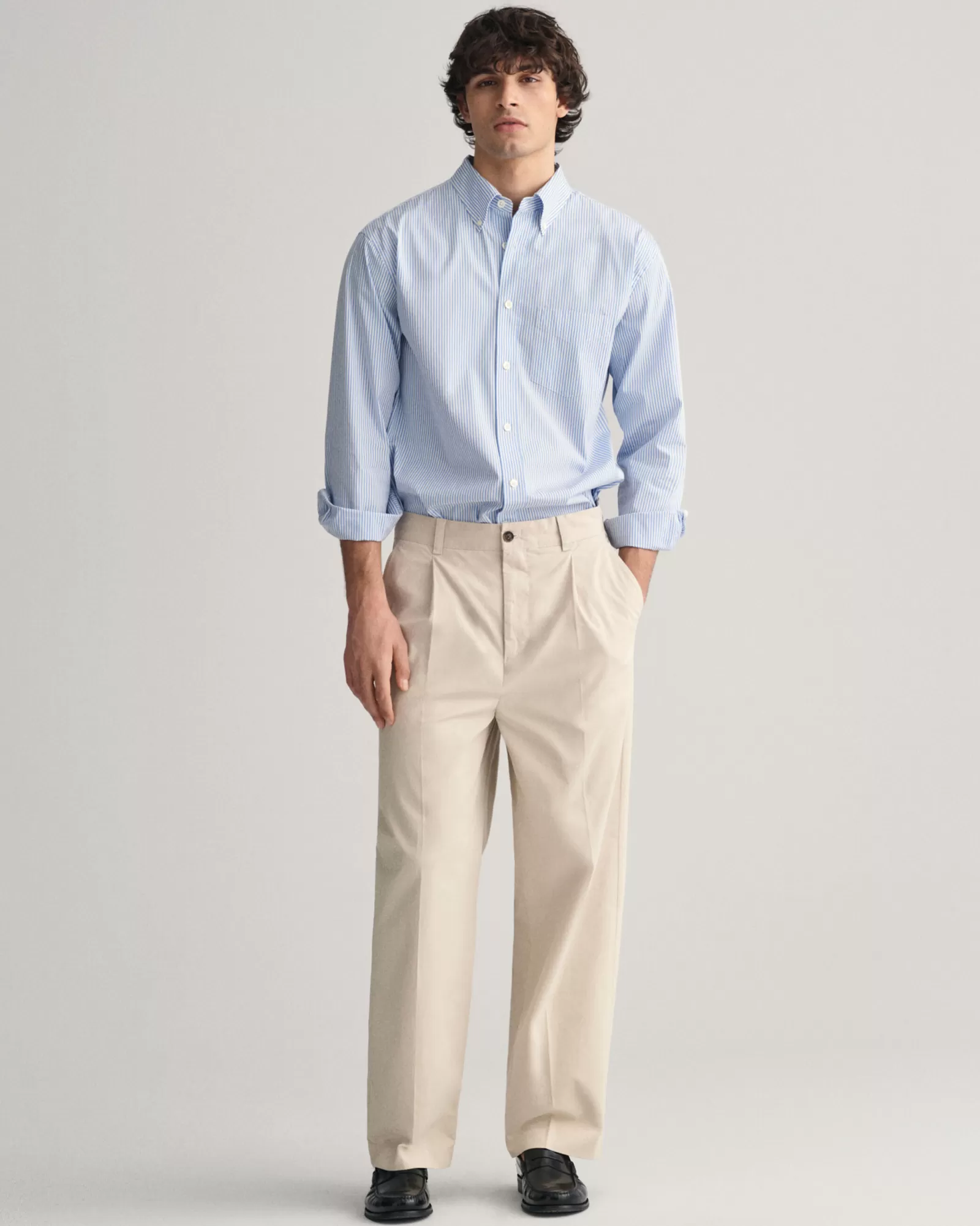 GANT Relaxed Fit Peached Cotton Chinos | Byxor & Chinos