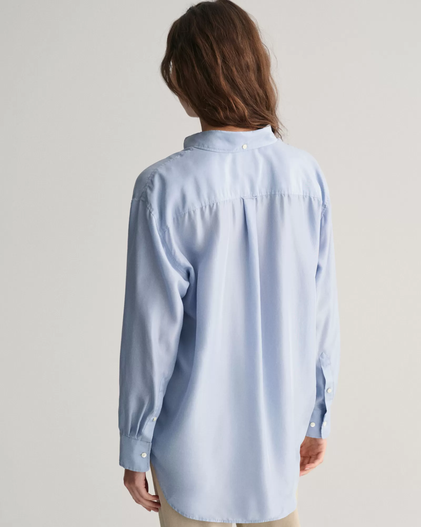 GANT Relaxed Fit Silk Shirt | Skjortor & Blusar