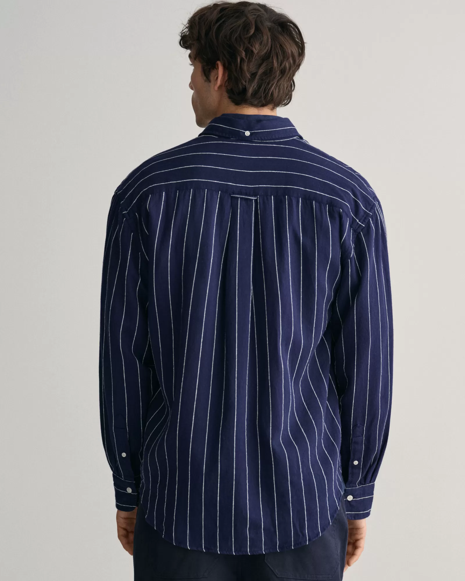 GANT Relaxed Fit Slub Striped Shirt | Skjortor