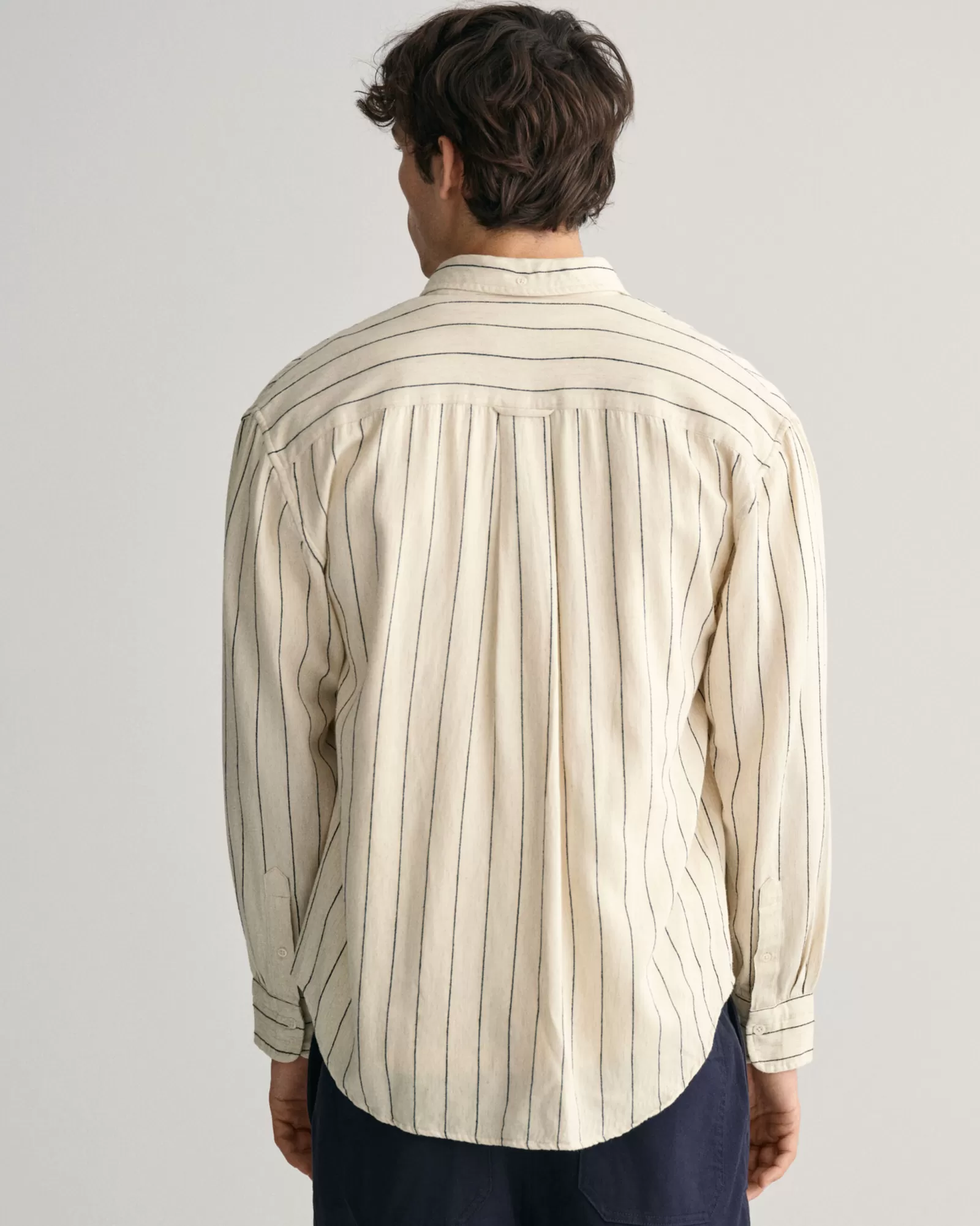 GANT Relaxed Fit Slub Striped Shirt | Skjortor