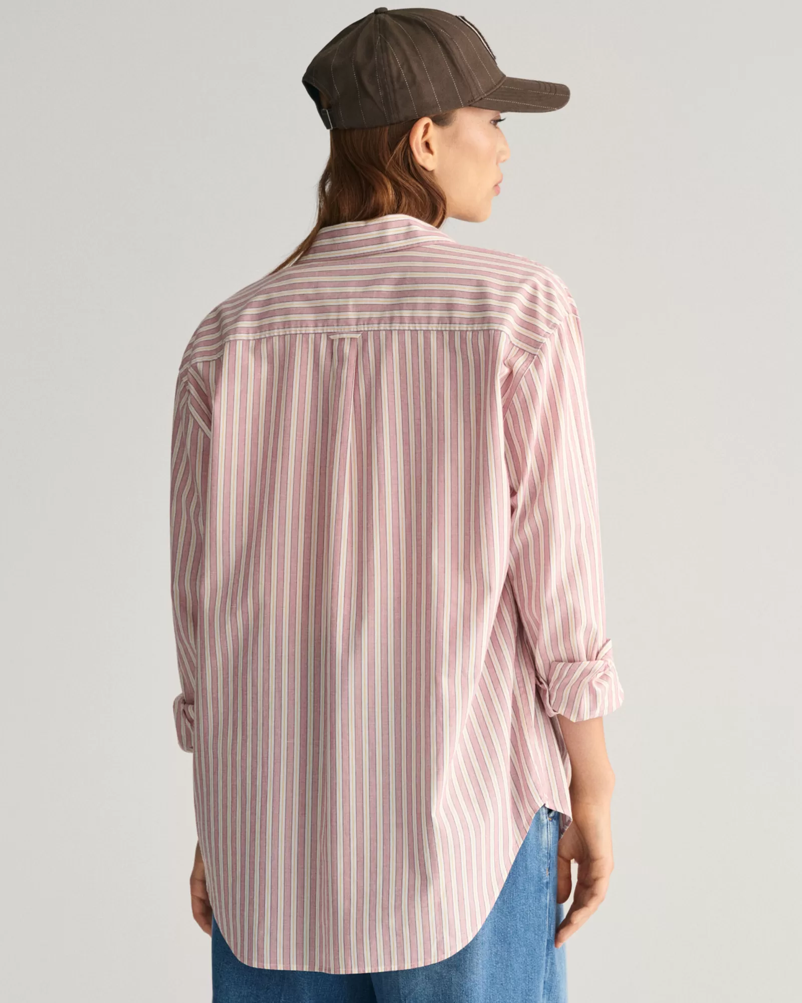 GANT Relaxed Fit Striped Cotton Poplin Shirt | Skjortor & Blusar