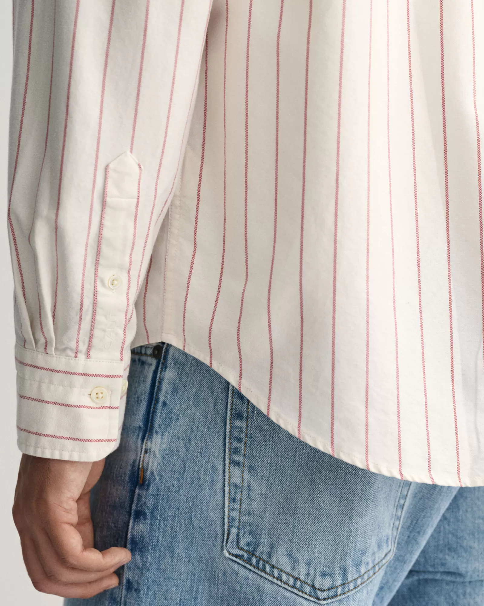 GANT Relaxed Fit Striped Heritage Oxford Shirt | Skjortor
