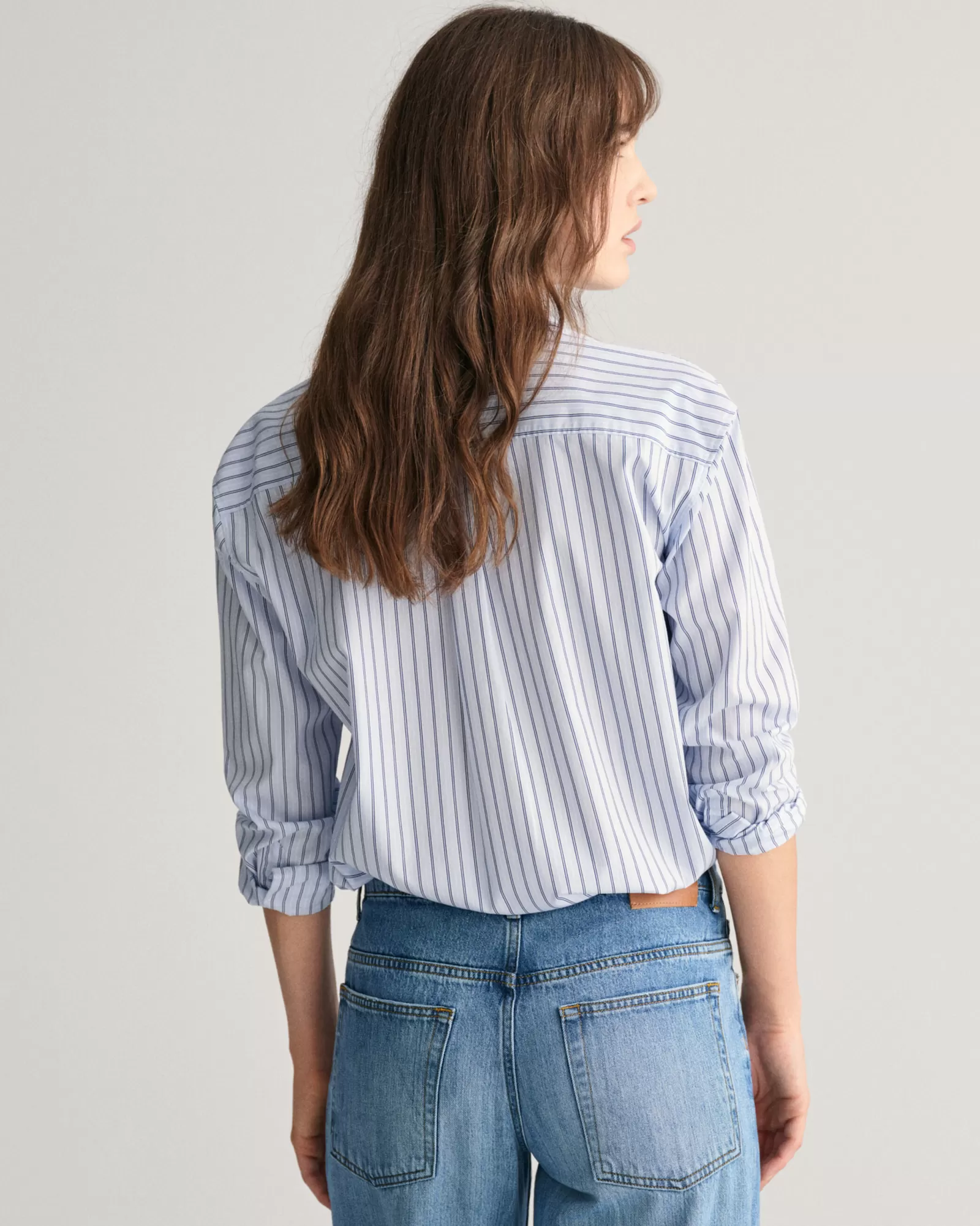 GANT Relaxed Fit Striped Poplin Shirt | Skjortor & Blusar