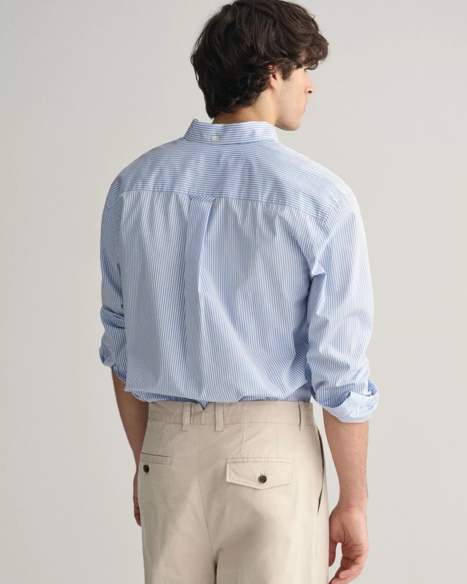 GANT Relaxed Fit Striped Poplin Shirt | Skjortor