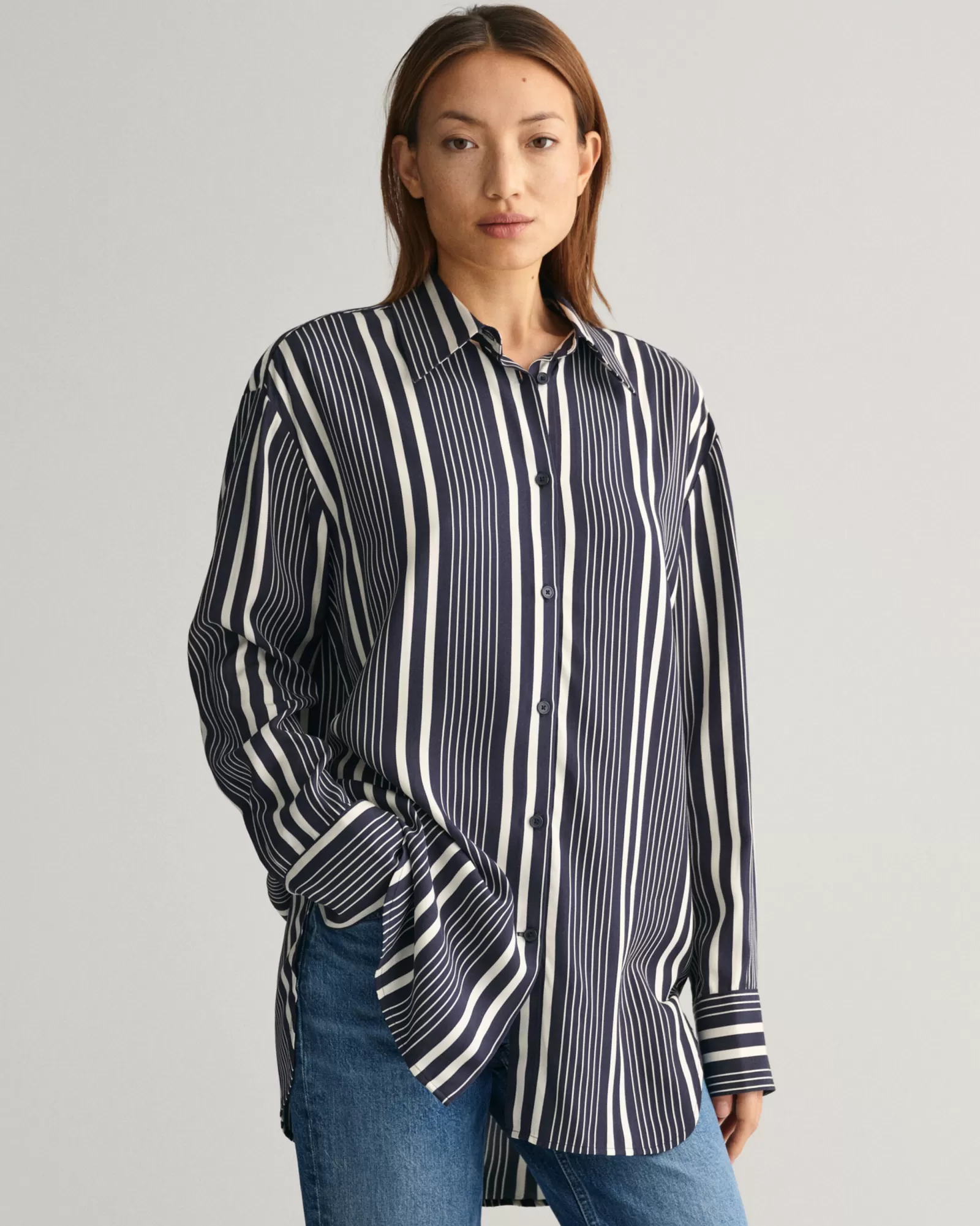 GANT Relaxed Fit Striped Print Shirt | Skjortor & Blusar