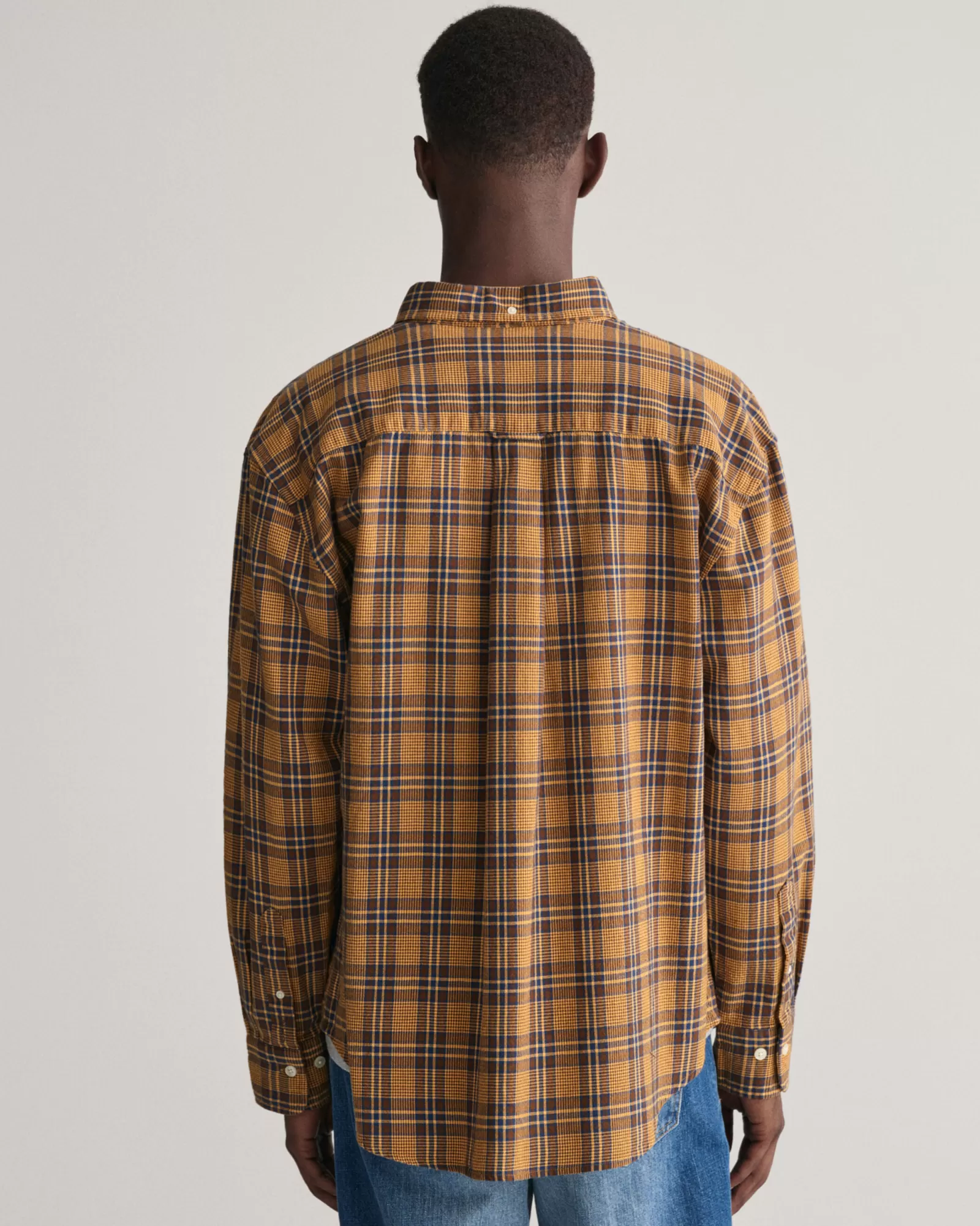 GANT Relaxed Fit Textured Checked Shirt | Skjortor