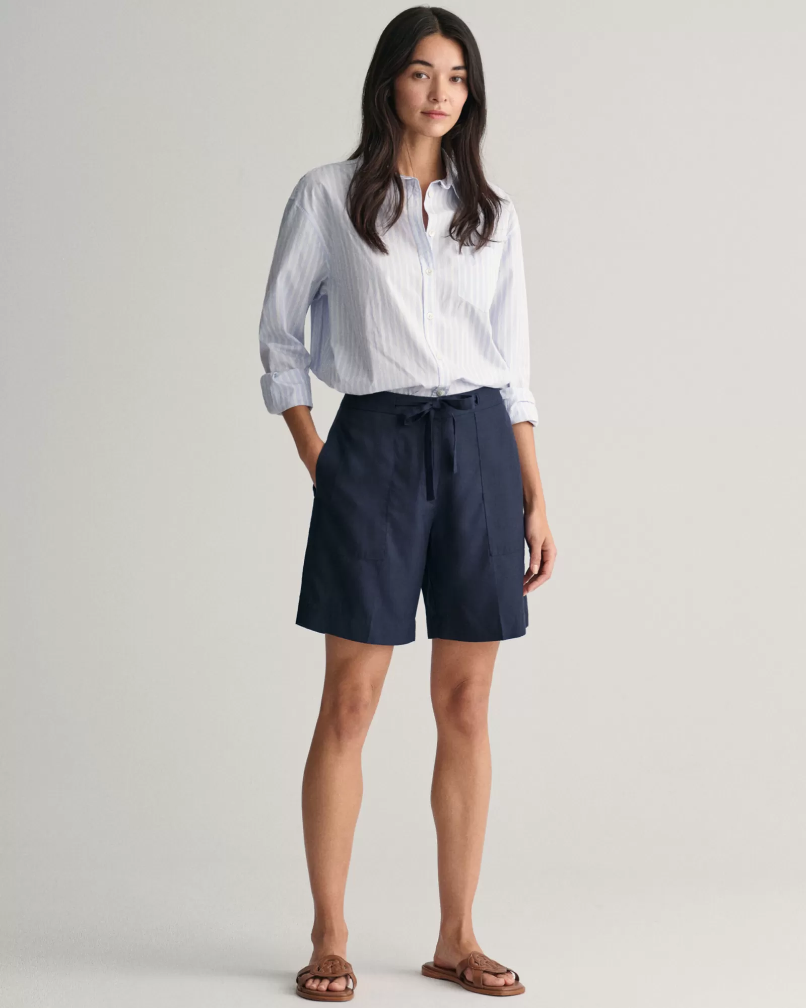 GANT Relaxed Fit Tie Waist Shorts | Shorts