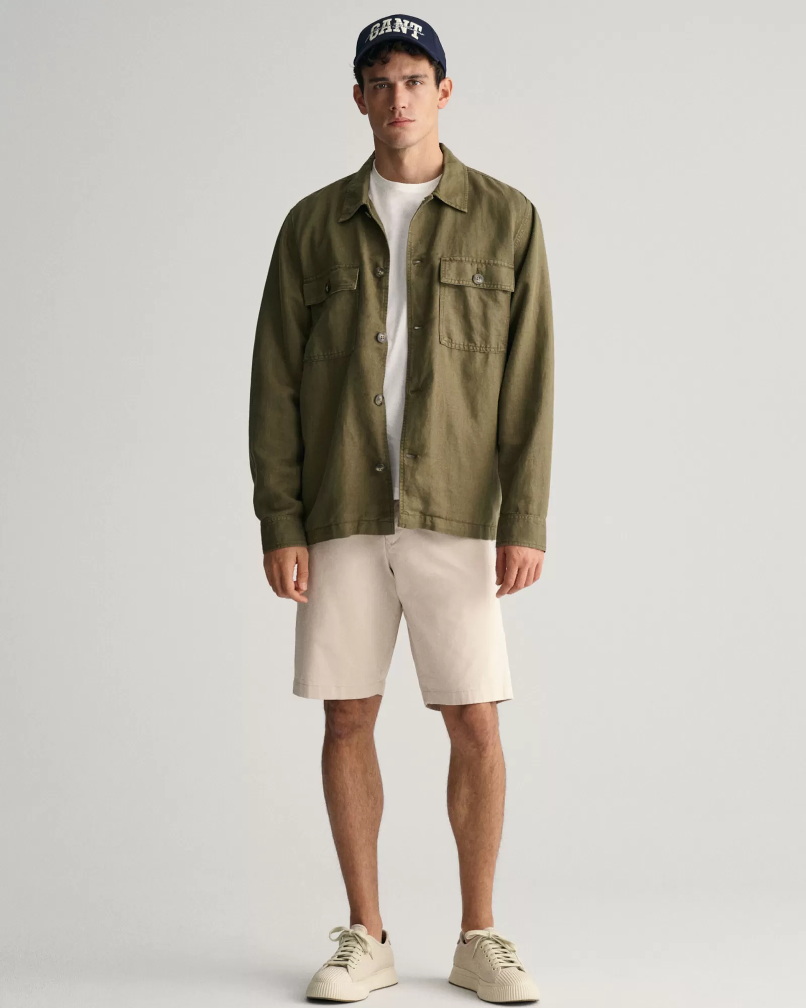 GANT Relaxed Fit Twill Shorts | Shorts